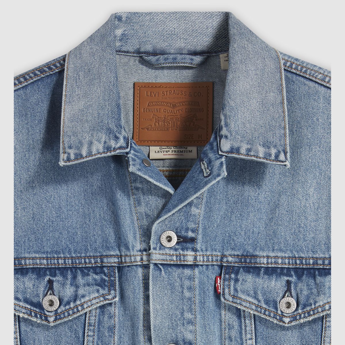 Relaxed Trucker Vest — Kentucky Blue - Medium Wash