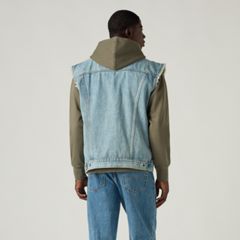 Relaxed Trucker Vest — Kentucky Blue - Medium Wash 4