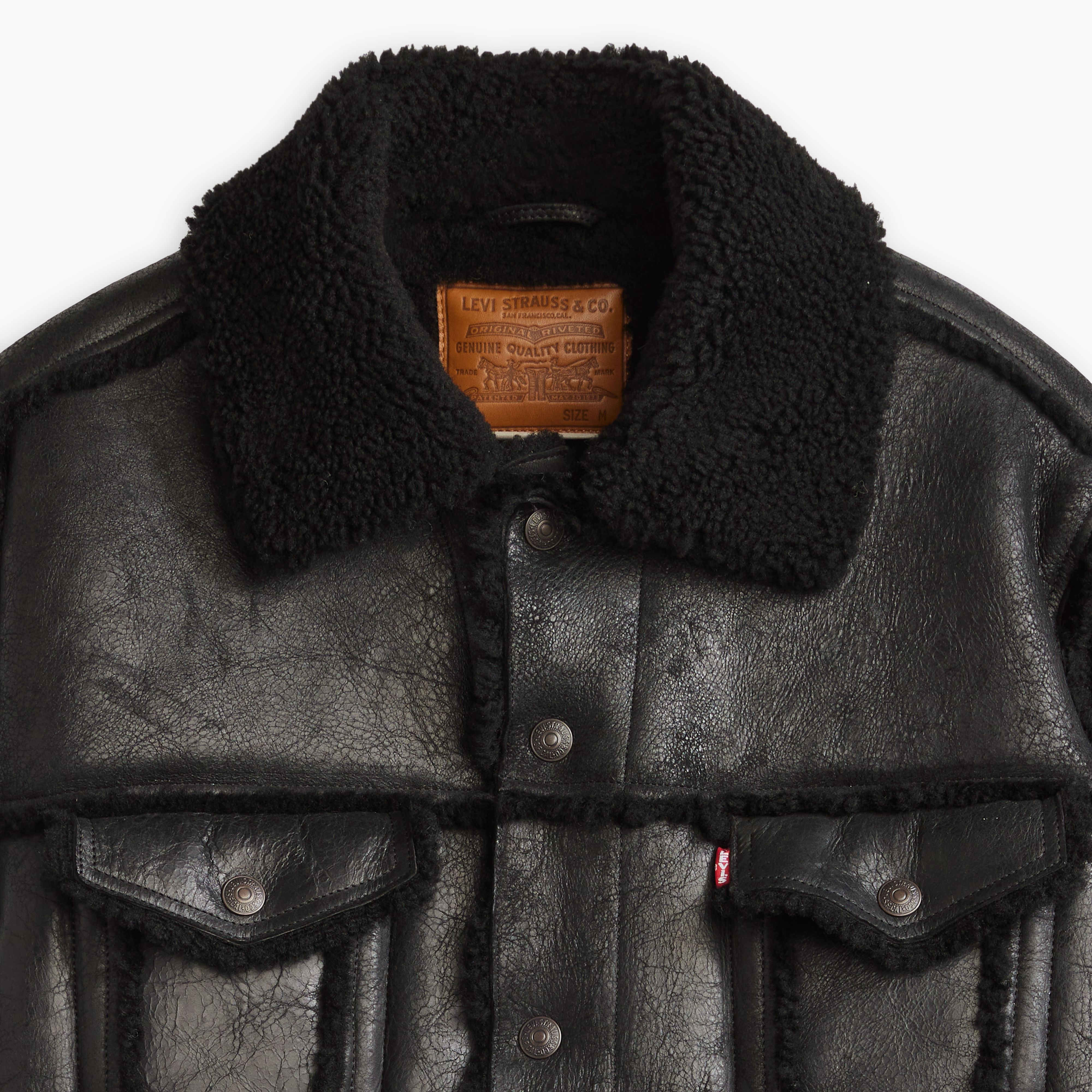 Shearling Olympia Trucker Jacket 7