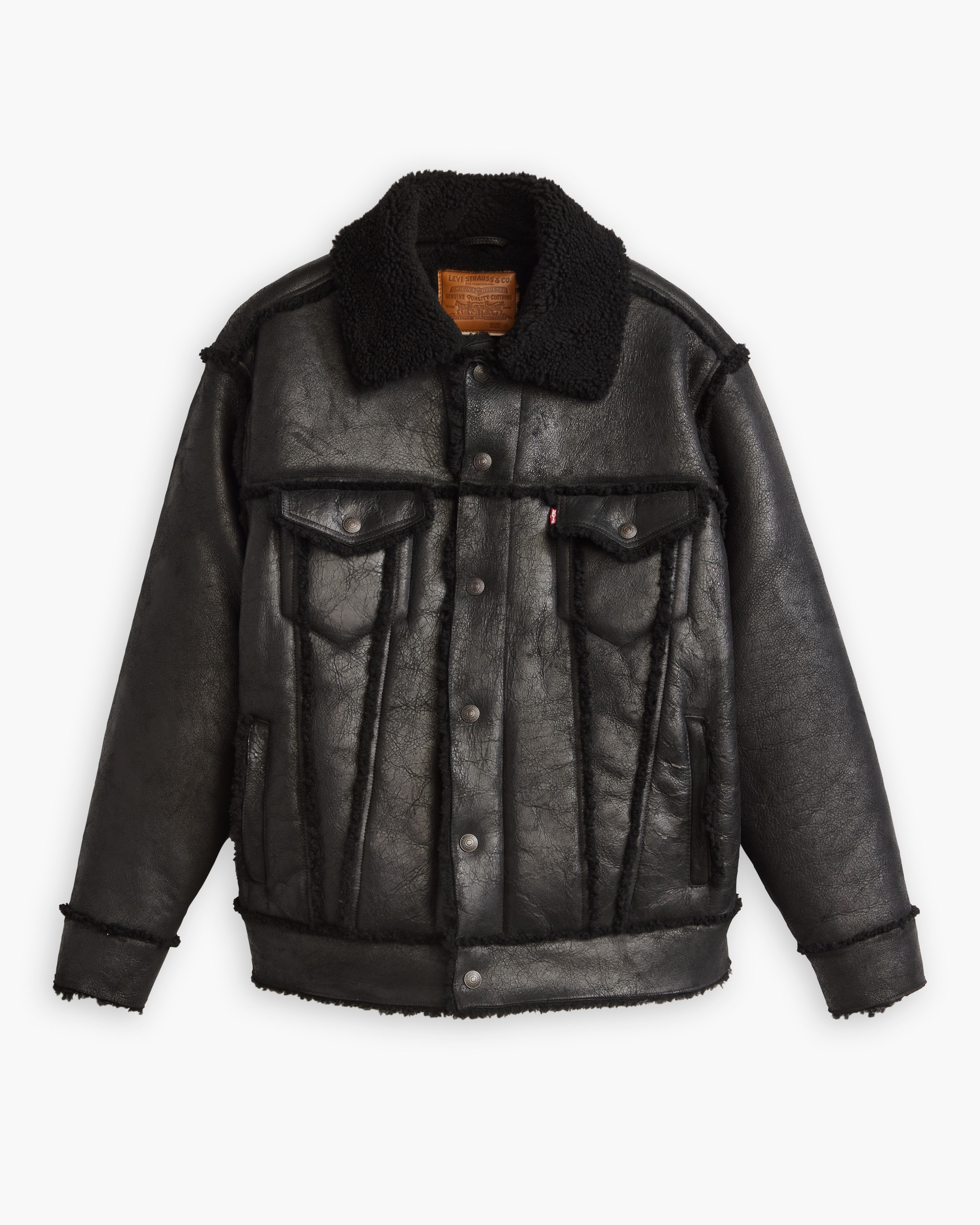 Shearling Olympia Trucker Jacket 5
