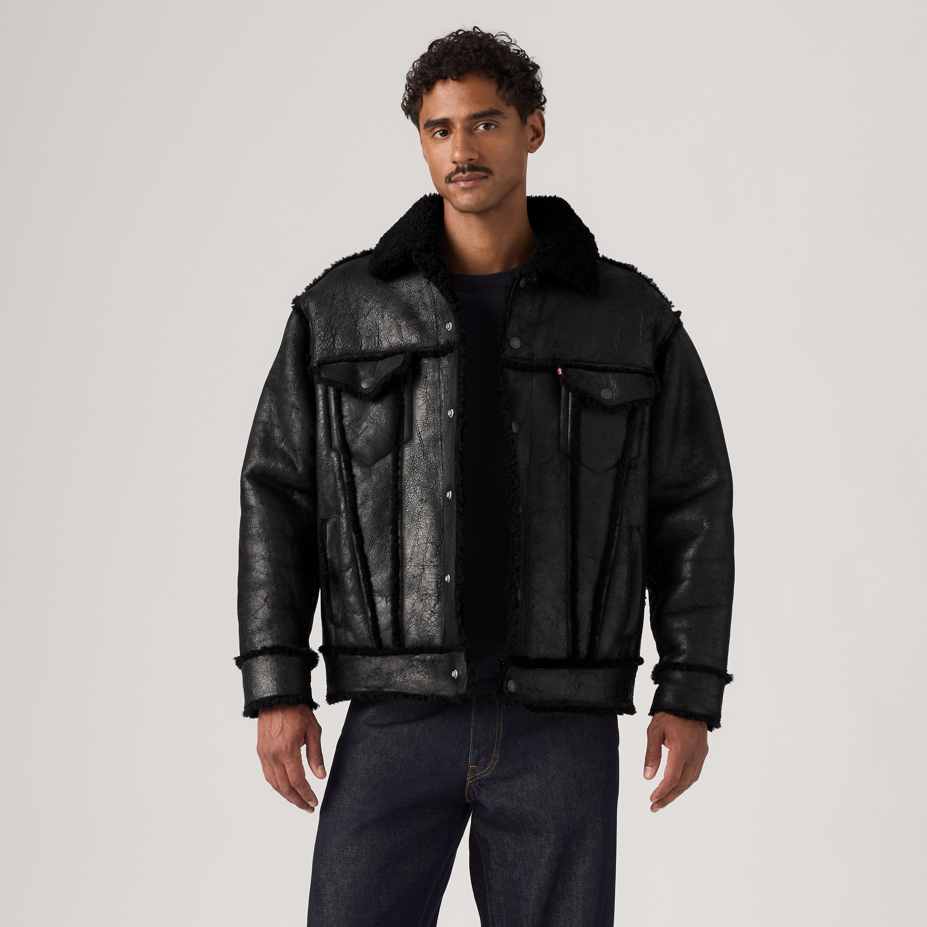 Shearling Olympia Trucker Jacket 7