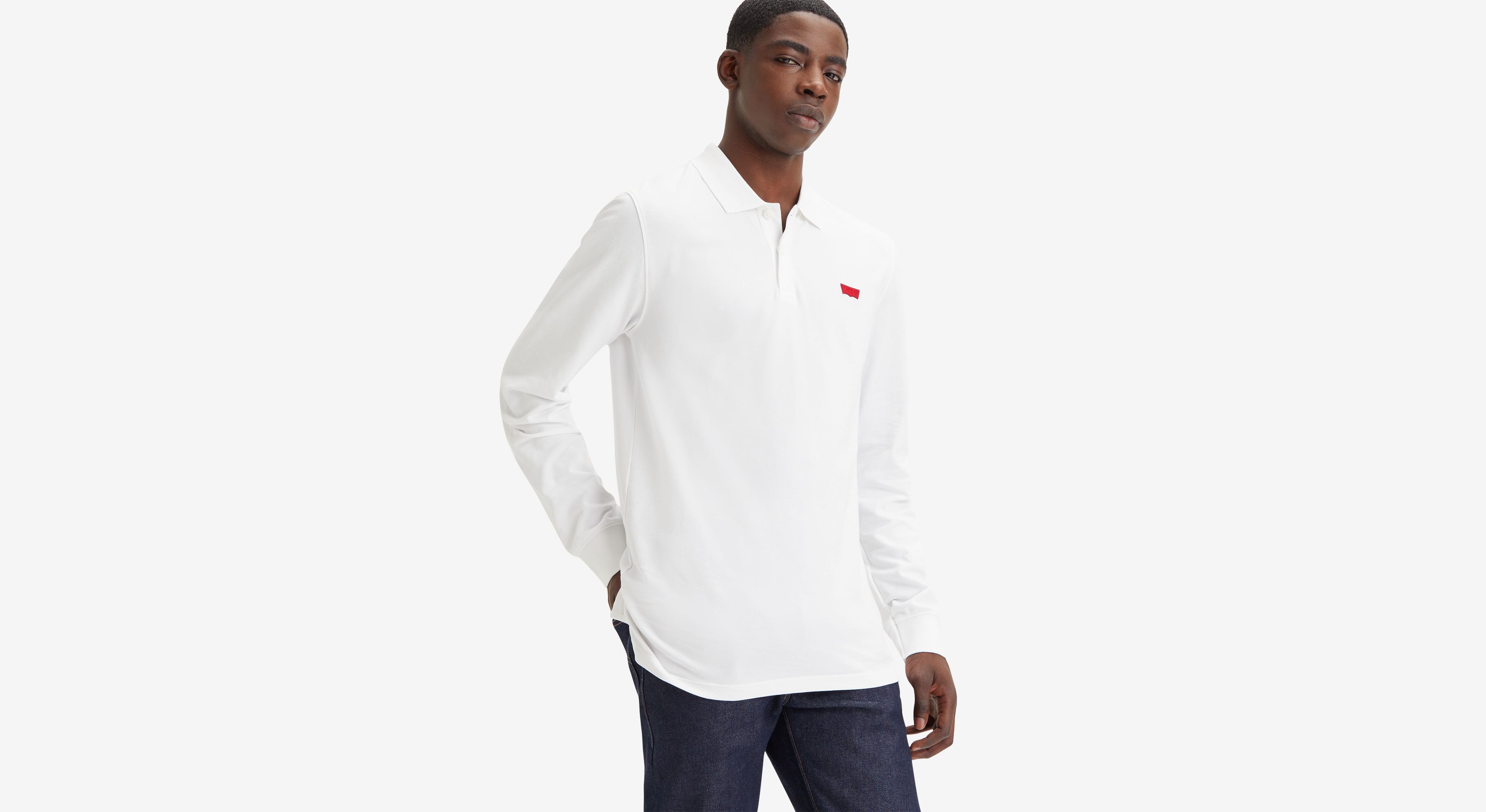 Long Sleeve Slim Housemark Polo 1