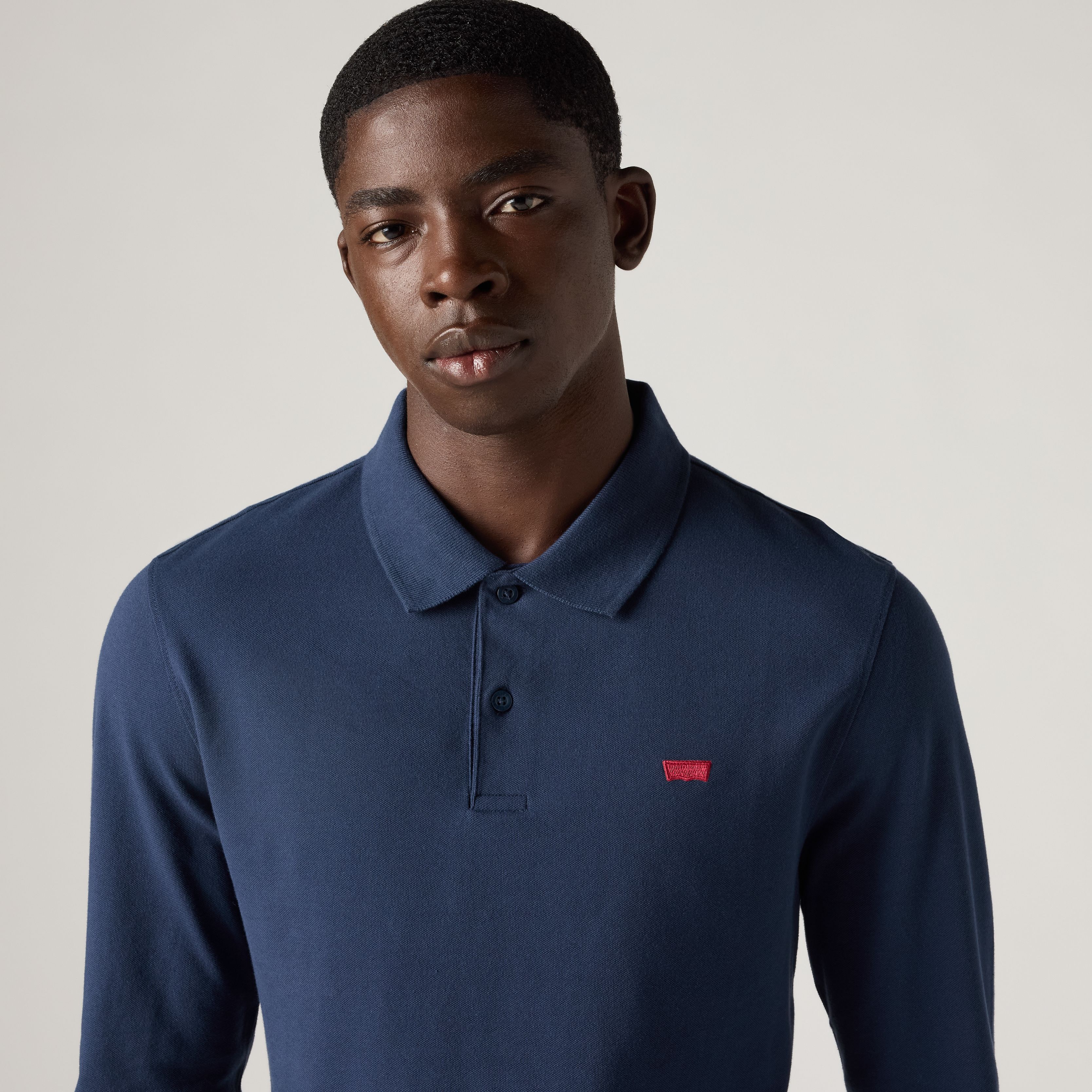 Long Sleeve Slim Housemark Polo 4