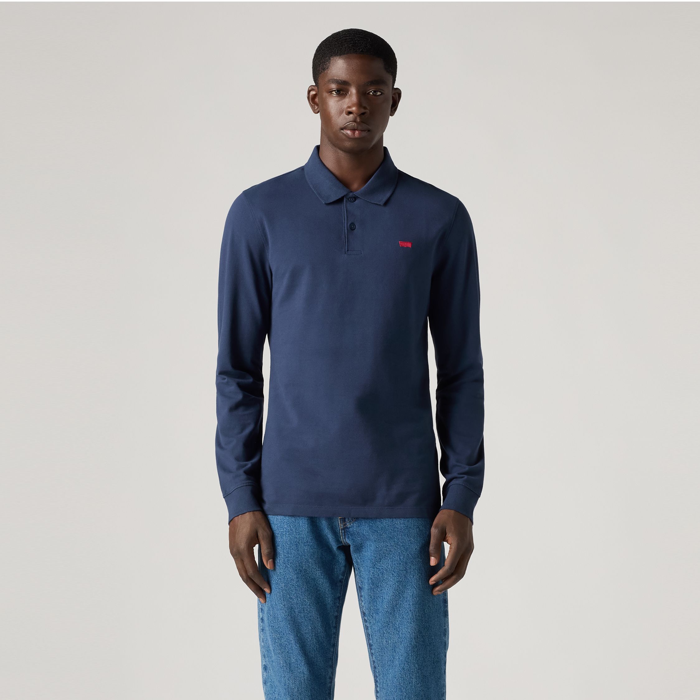 Long Sleeve Slim Housemark Polo 2