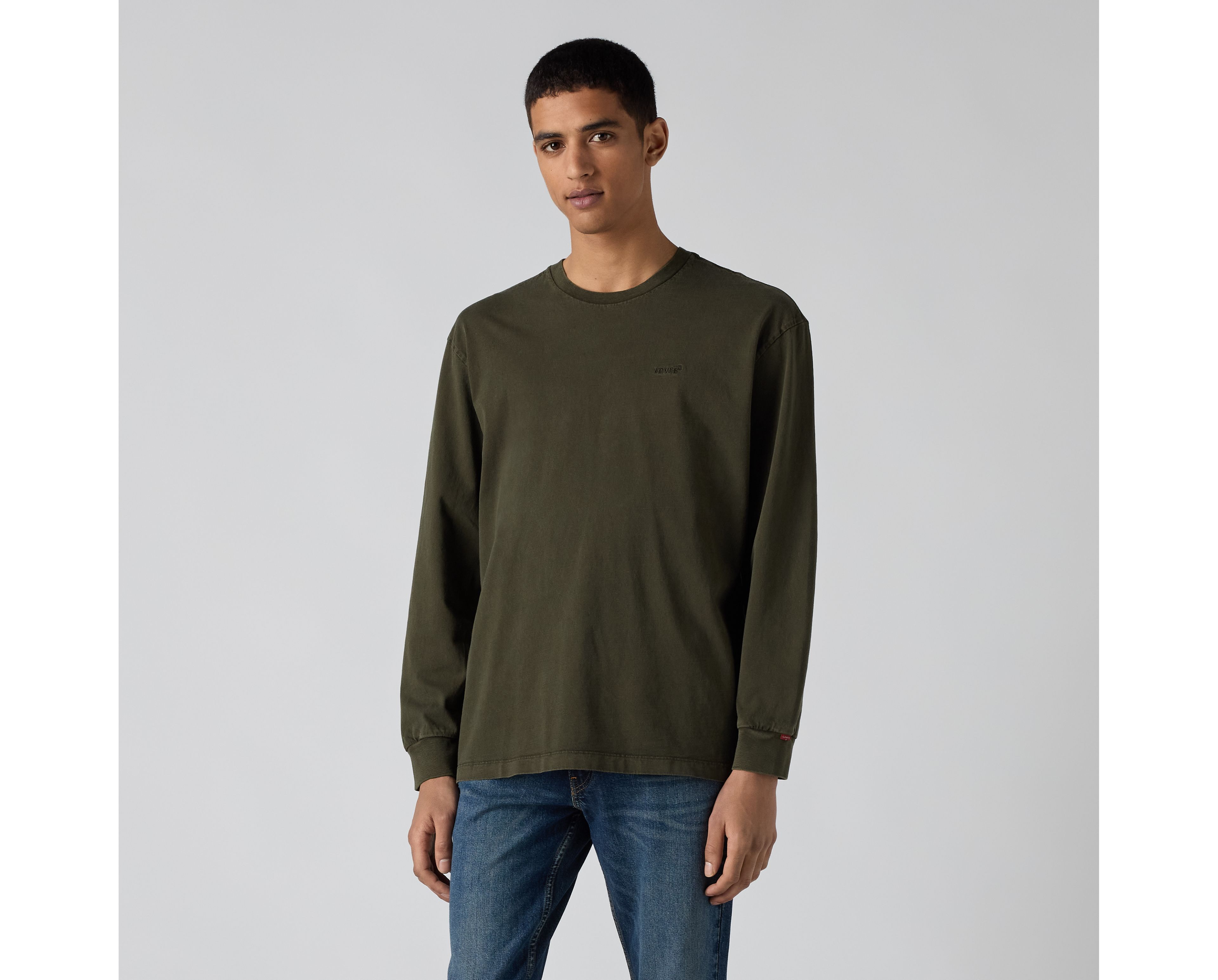 Authentic Garment Dye Graphic Long-Sleeve T-Shirt