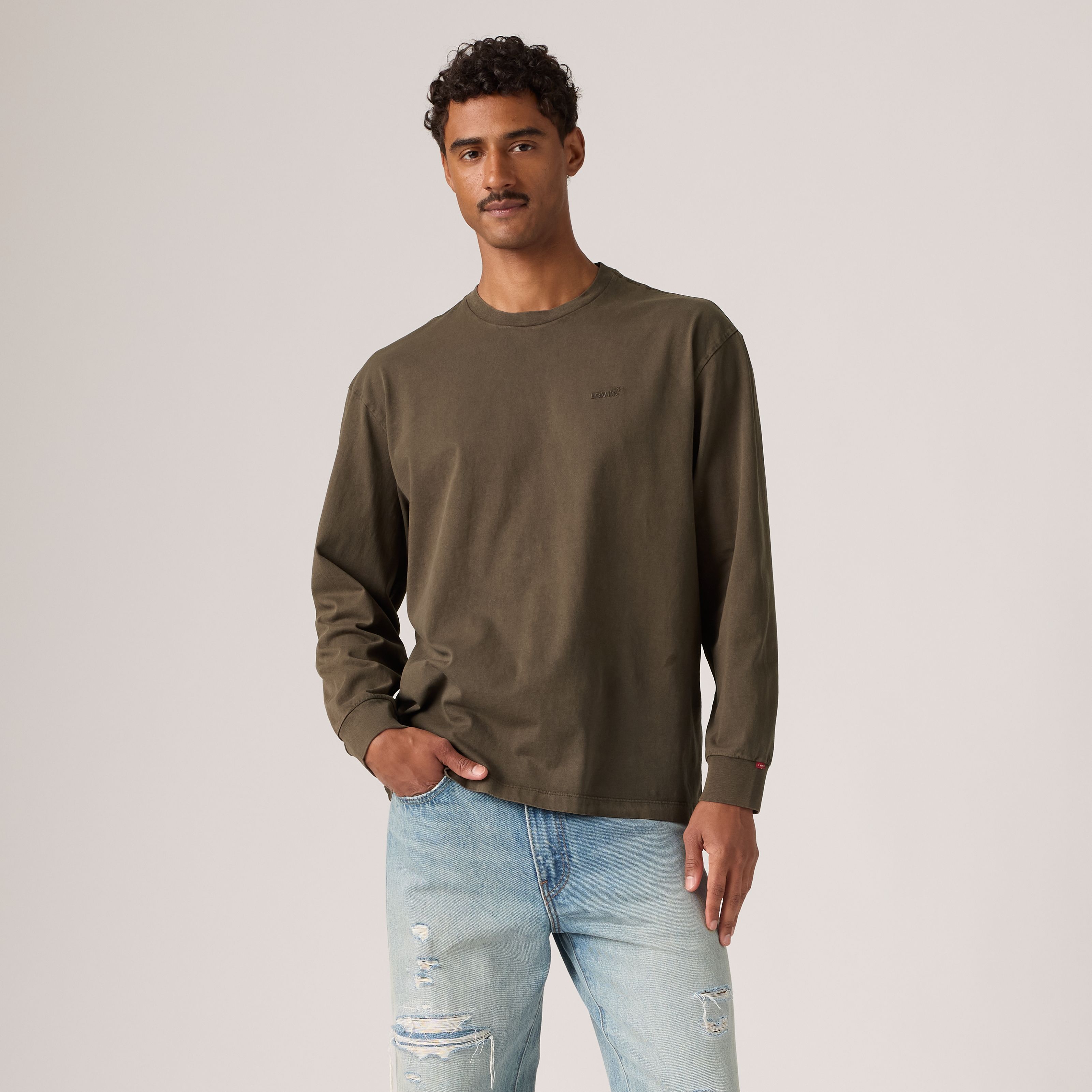 Authentic Garment Dye Long-Sleeve T-Shirt 3