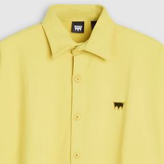 Levi's® Skateboarding Button-Up Fleece Sweatshirt — Custard - Yellow 6