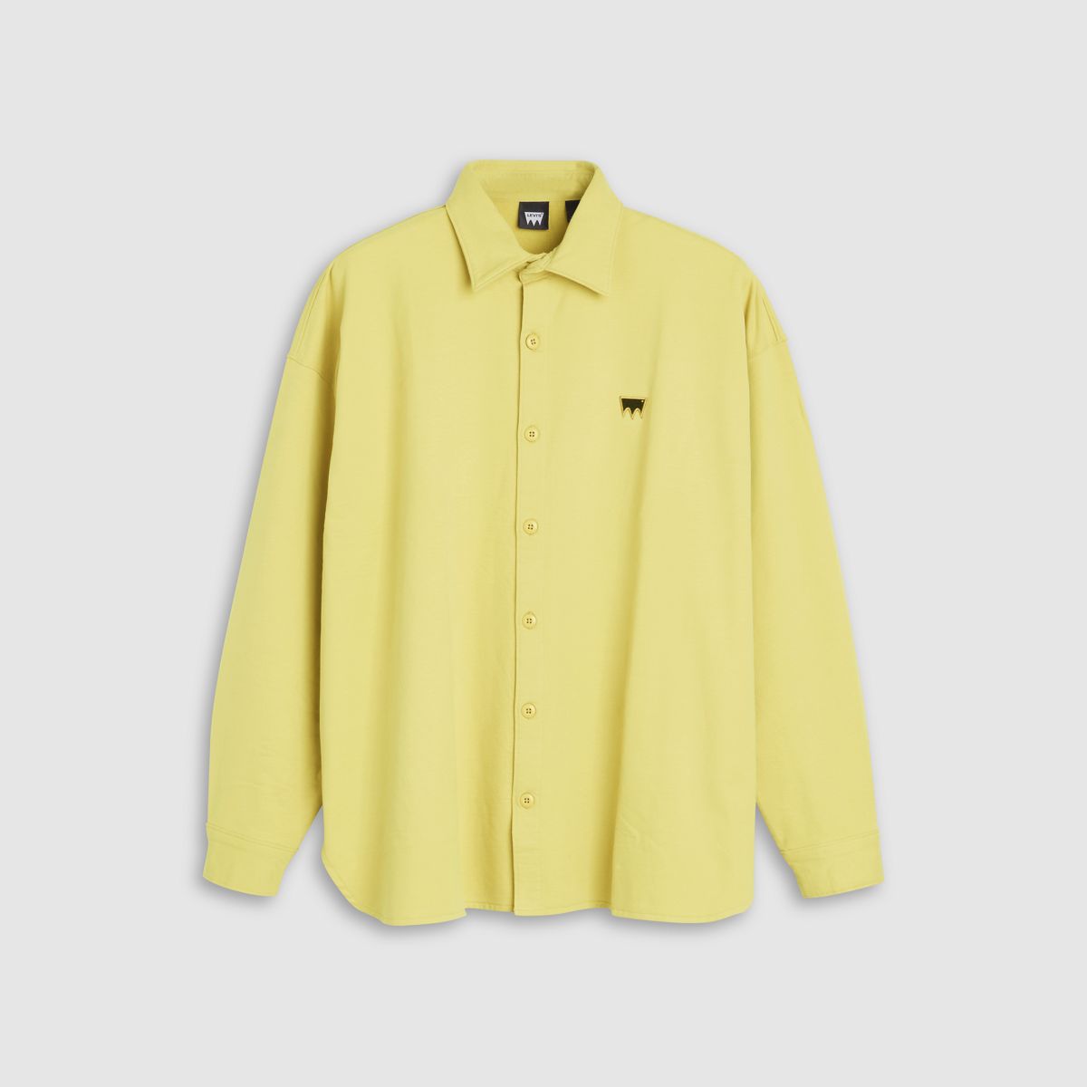 Levi's® Skateboarding Button-Up Fleece Sweatshirt — Custard - Yellow