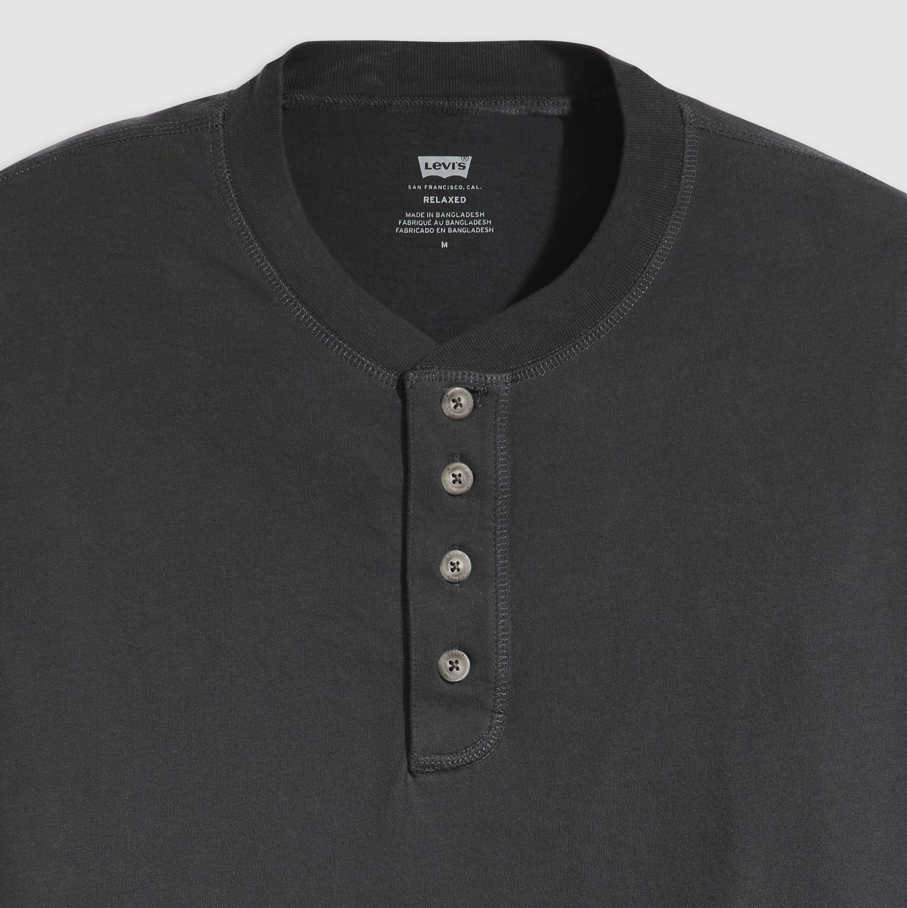 Short Sleeve Four Button Henley 4