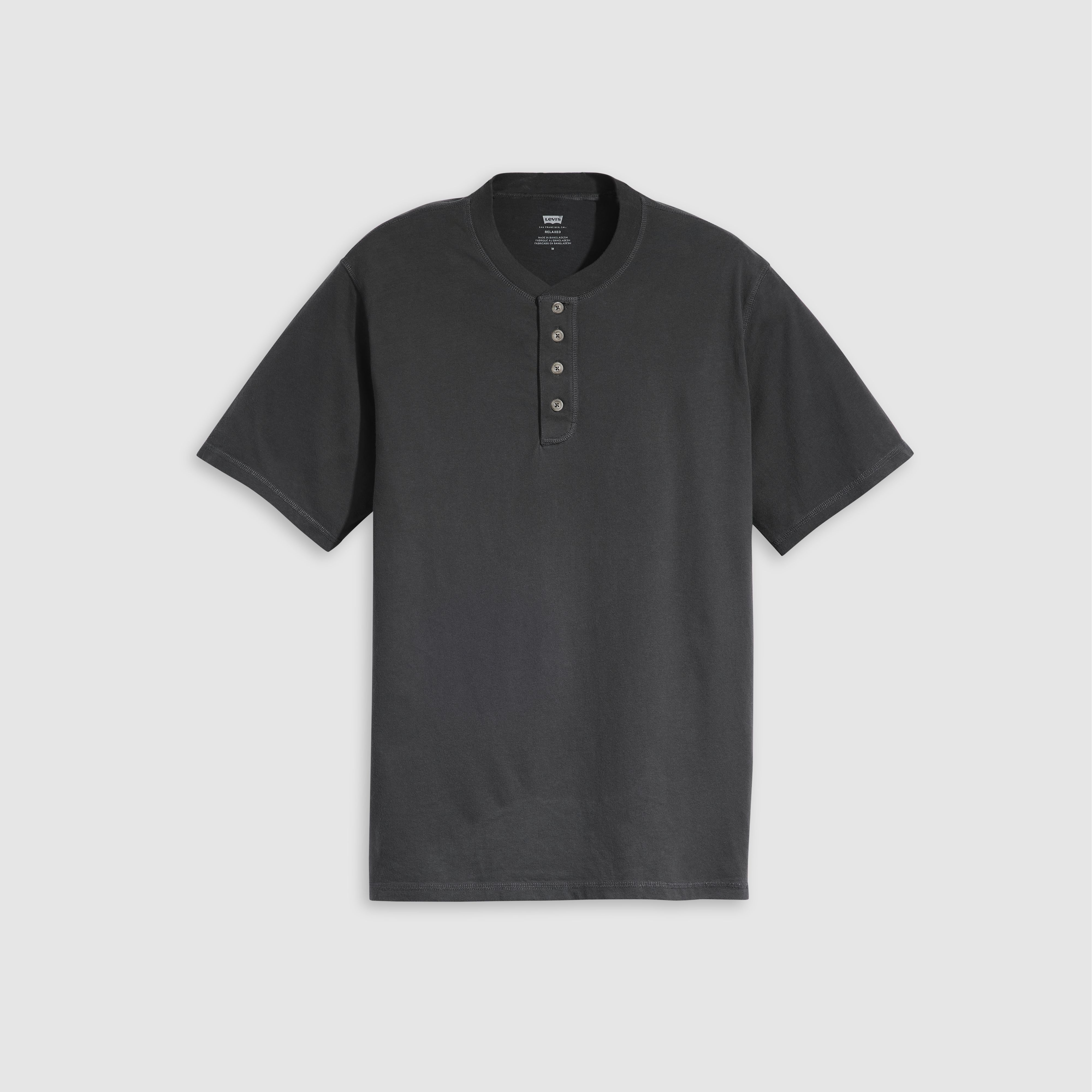 Short Sleeve Four Button Henley 3