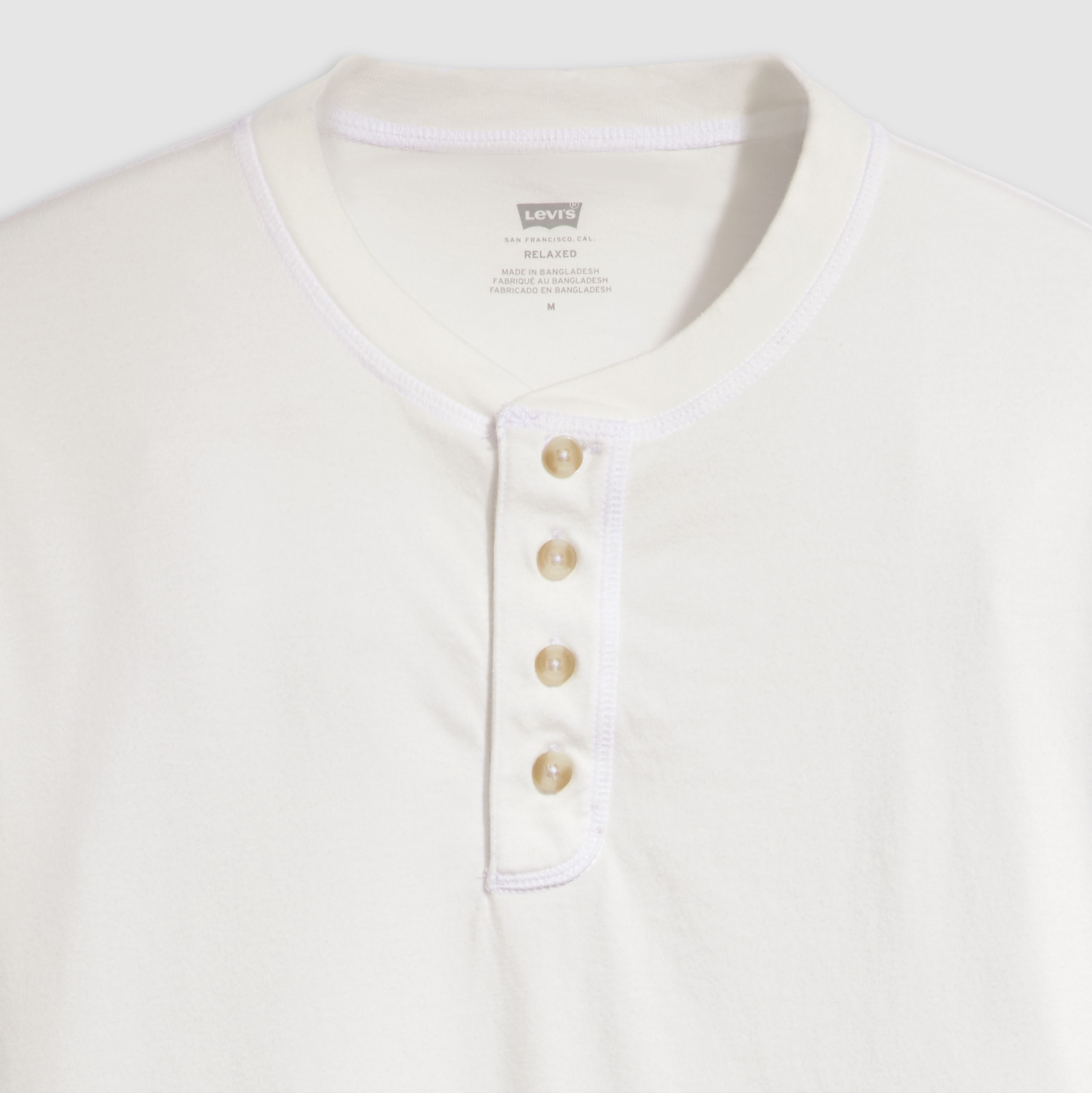 Short Sleeve Four Button Henley 4