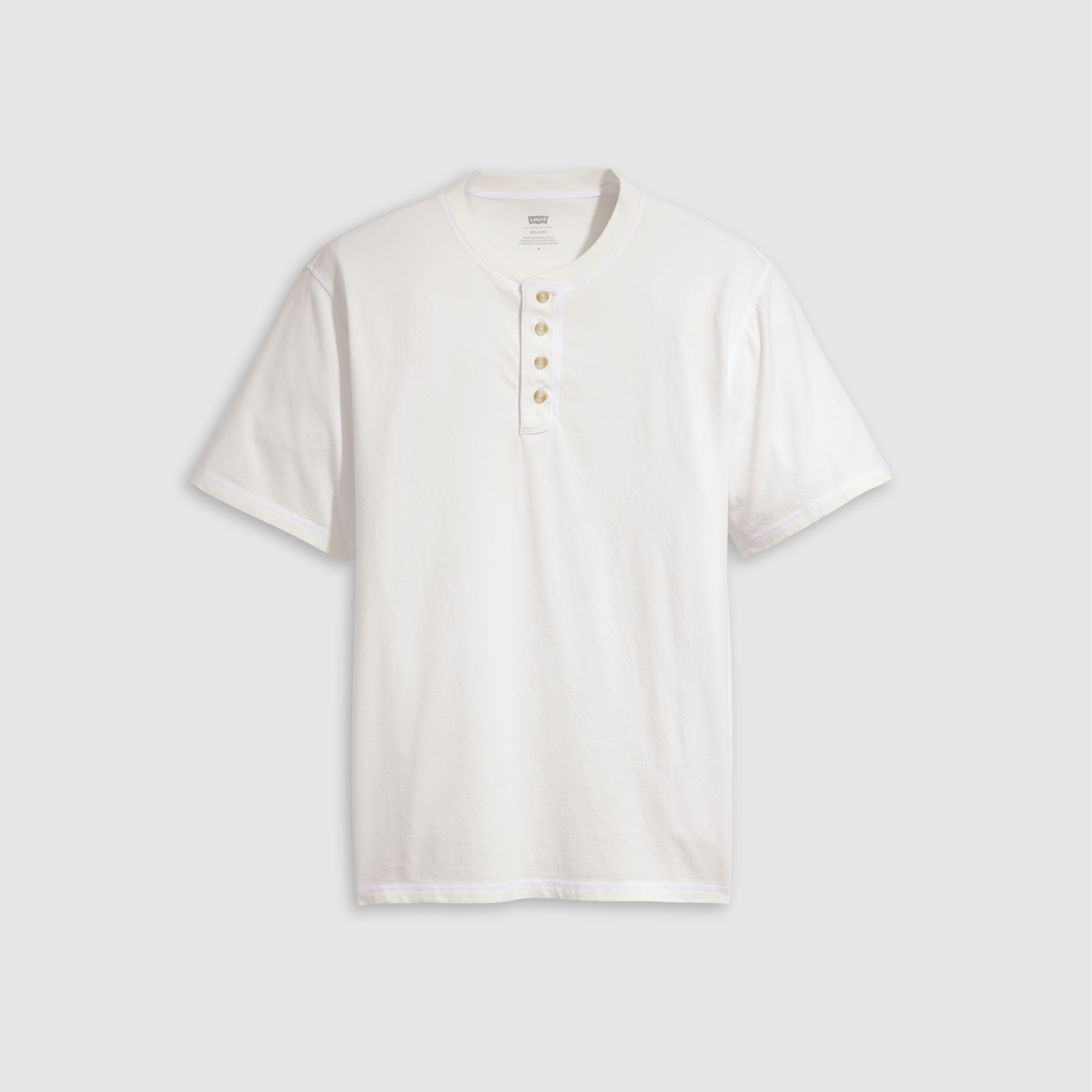 Short Sleeve Four Button Henley 3