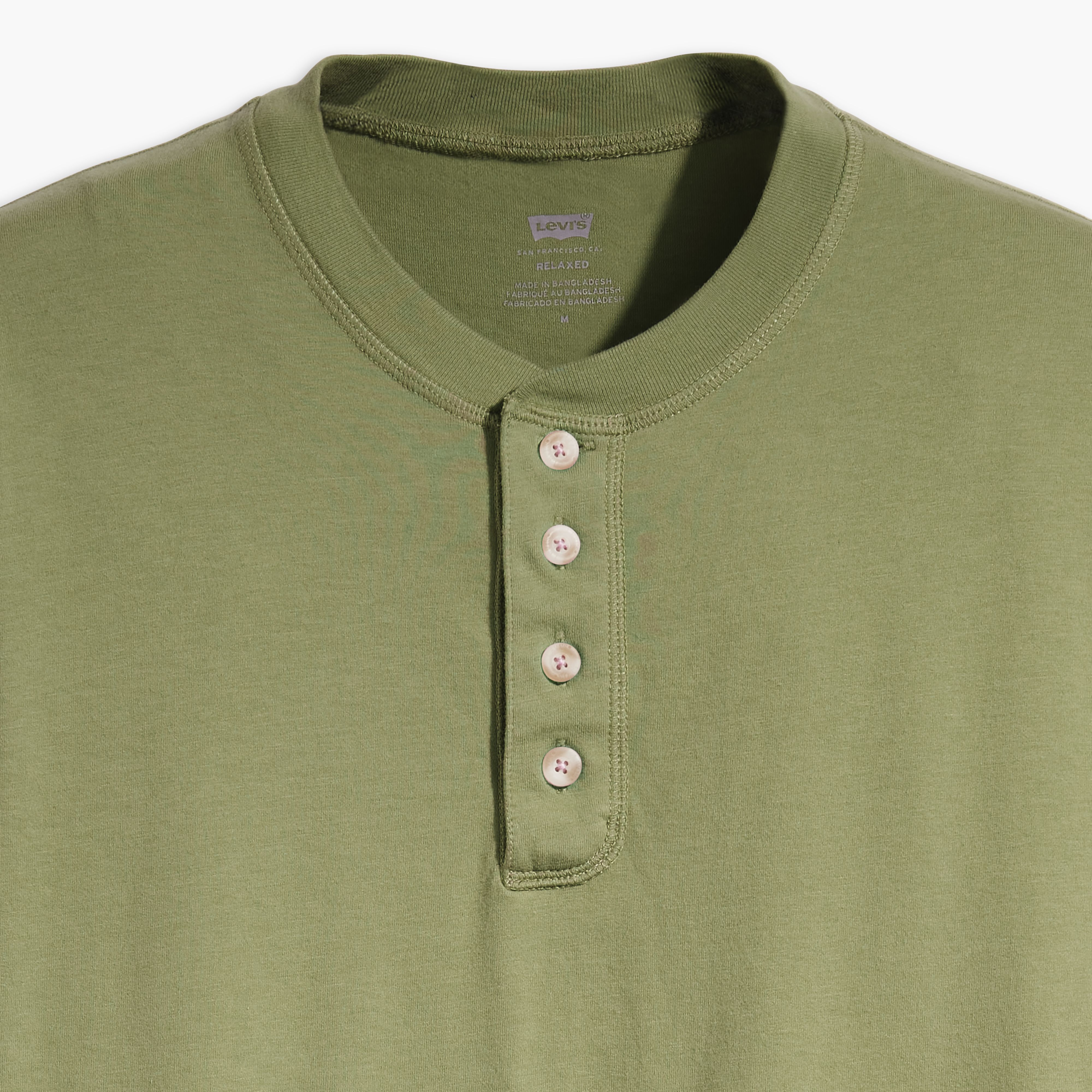 Short Sleeve Four Button Henley 4
