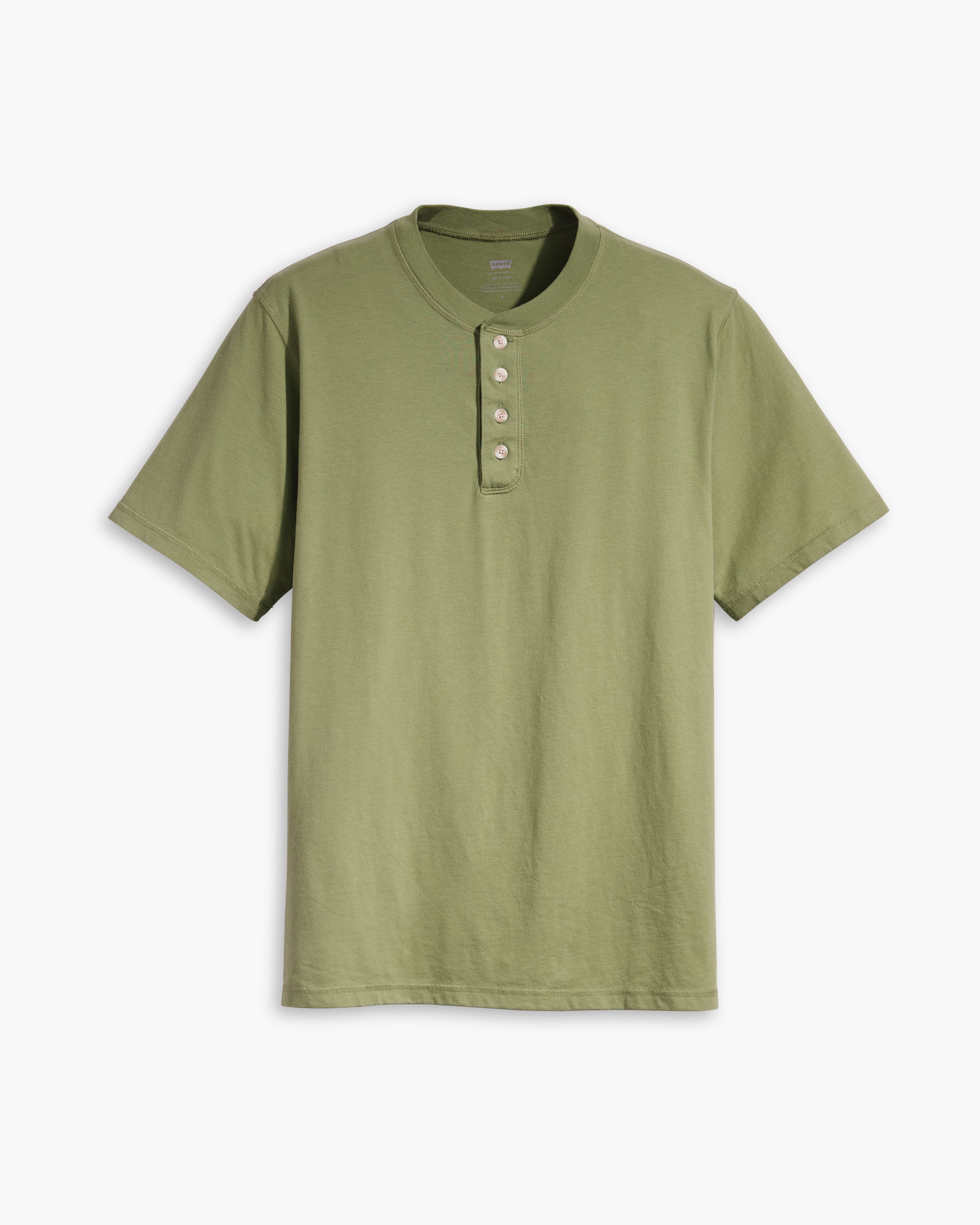 Short Sleeve Four Button Henley 3