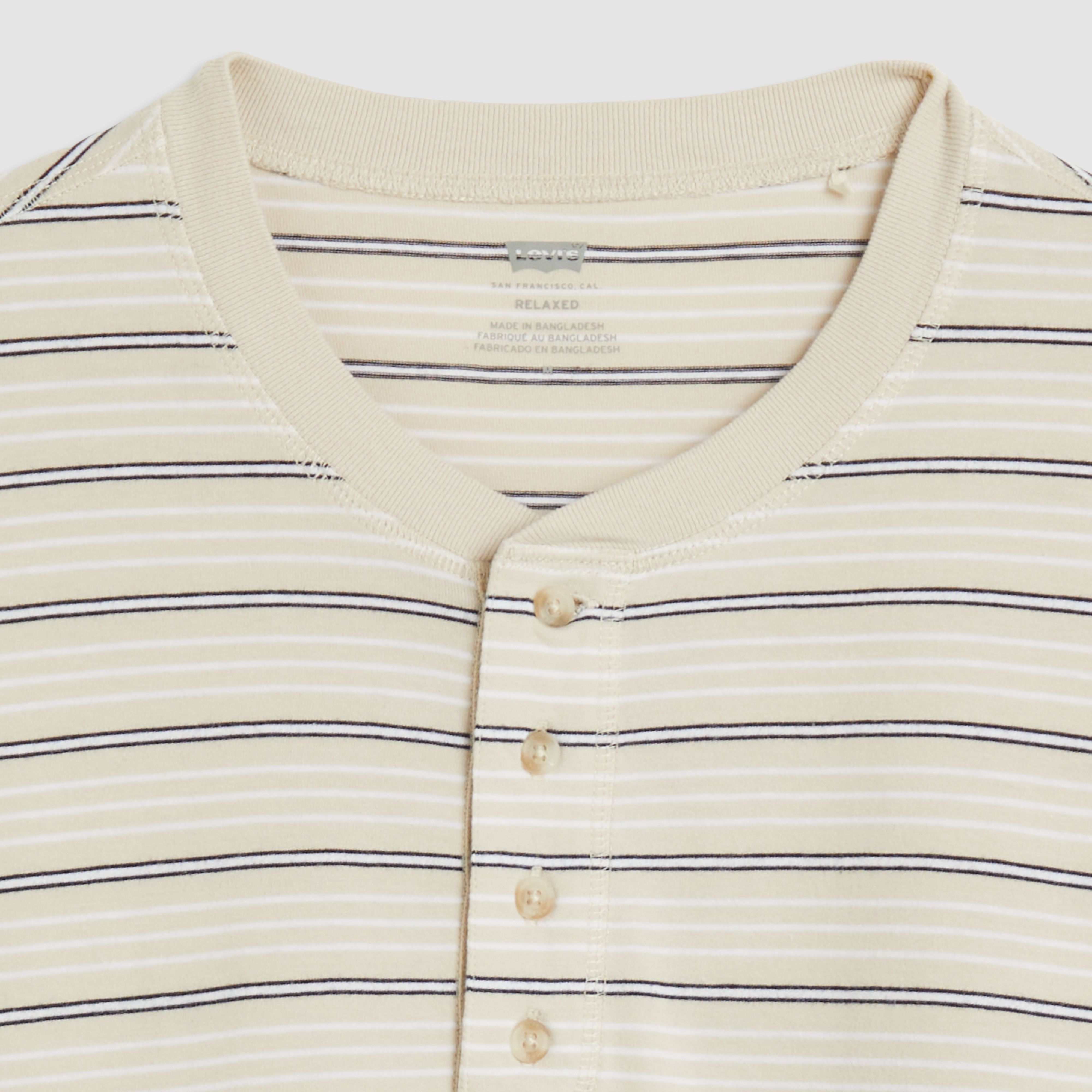 Short Sleeve Four Button Henley 7