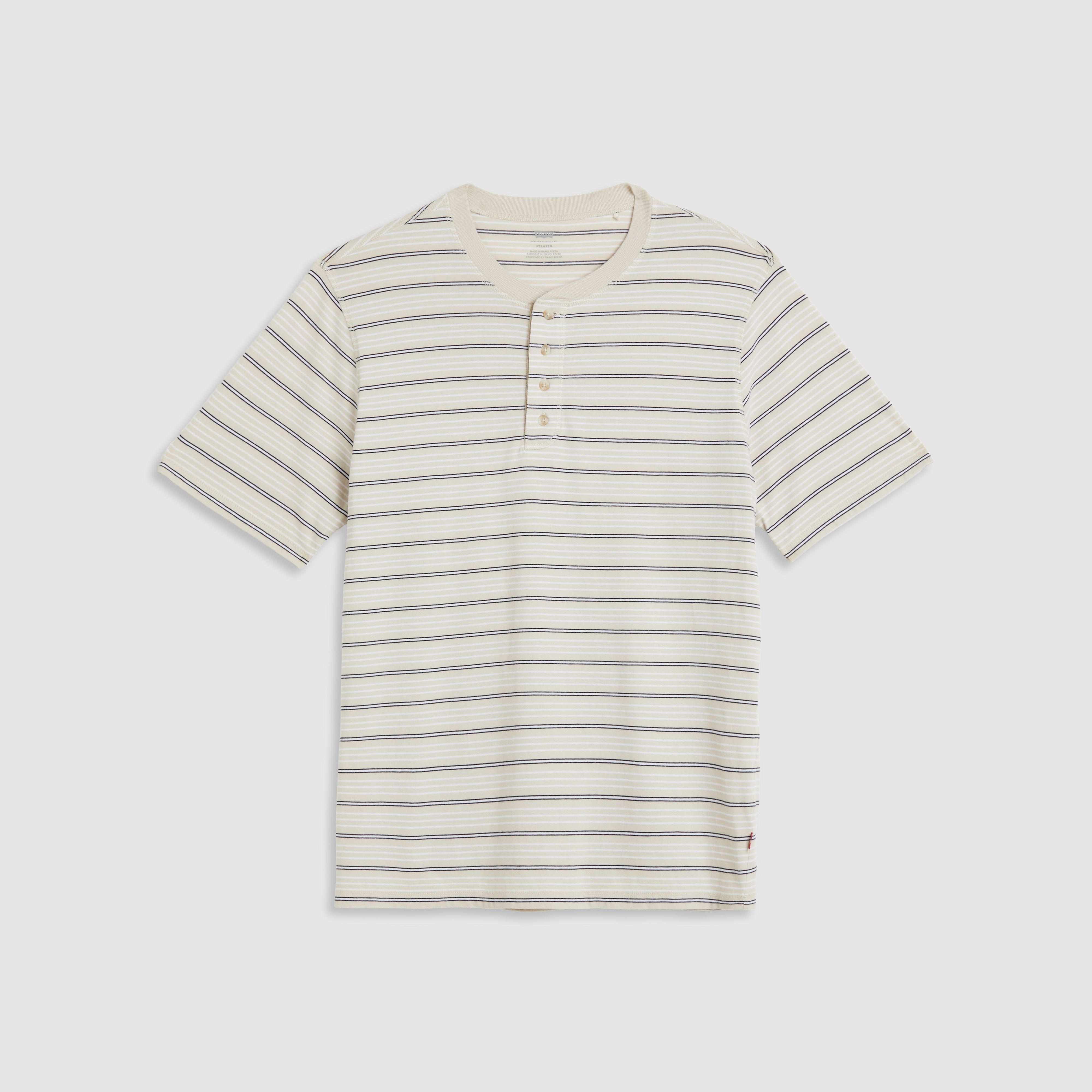 Short Sleeve Four Button Henley 5
