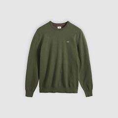Lightweight Housemark Sweater — Deep Depths - Green 5