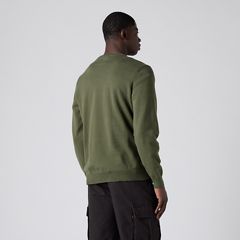 Lightweight Housemark Sweater — Deep Depths - Green 4