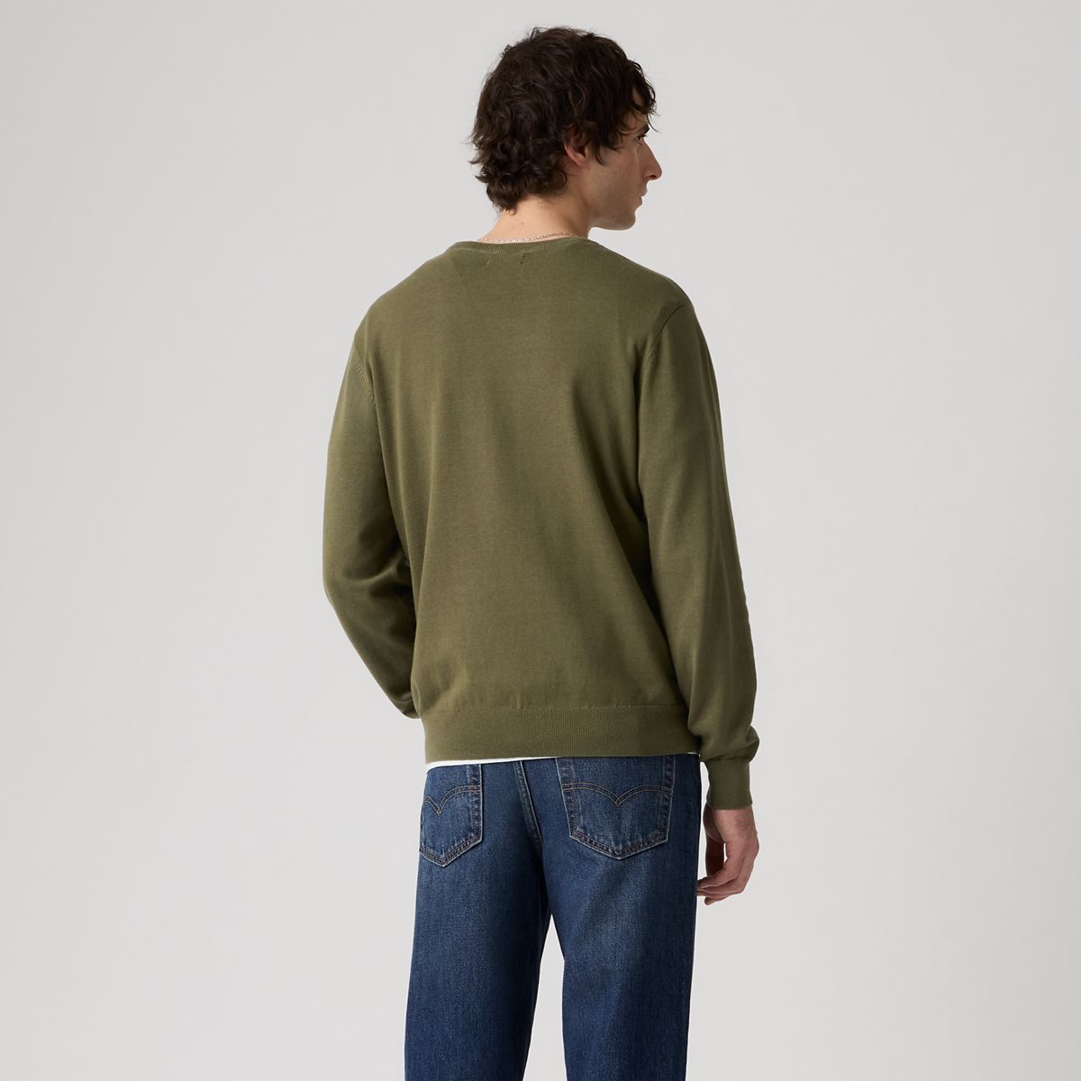 Lightweight Housemark Sweater — Ivy Green - Green