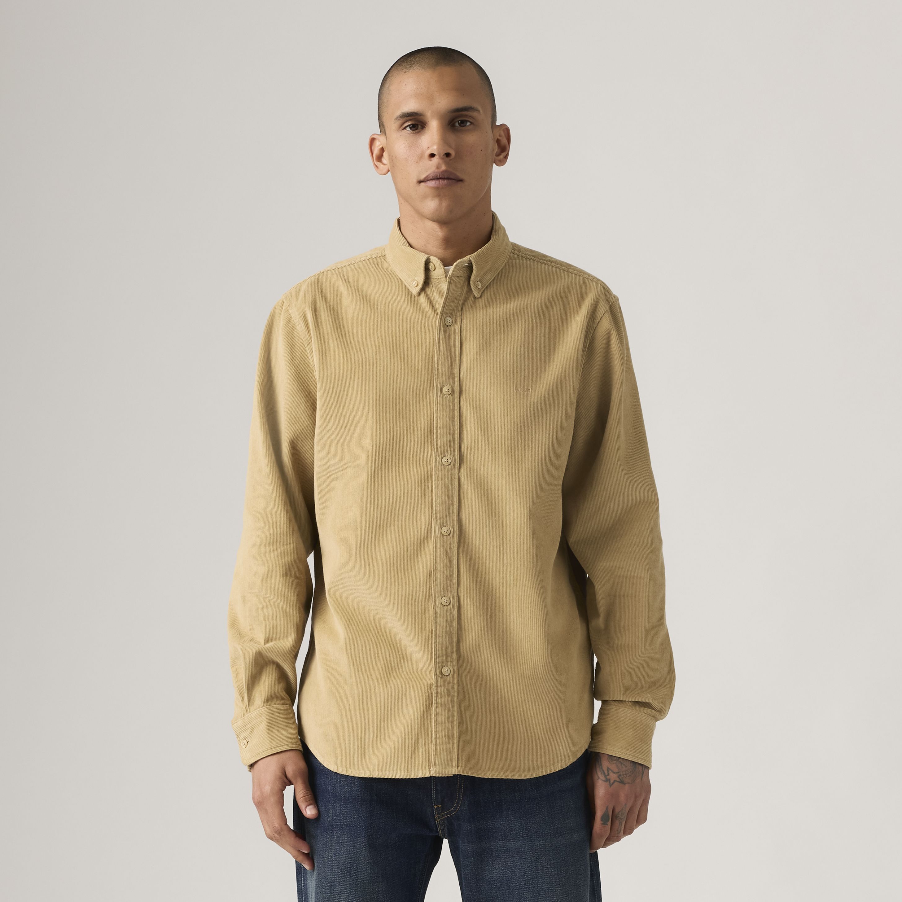 Authentic Button-Down Corduroy Shirt 4