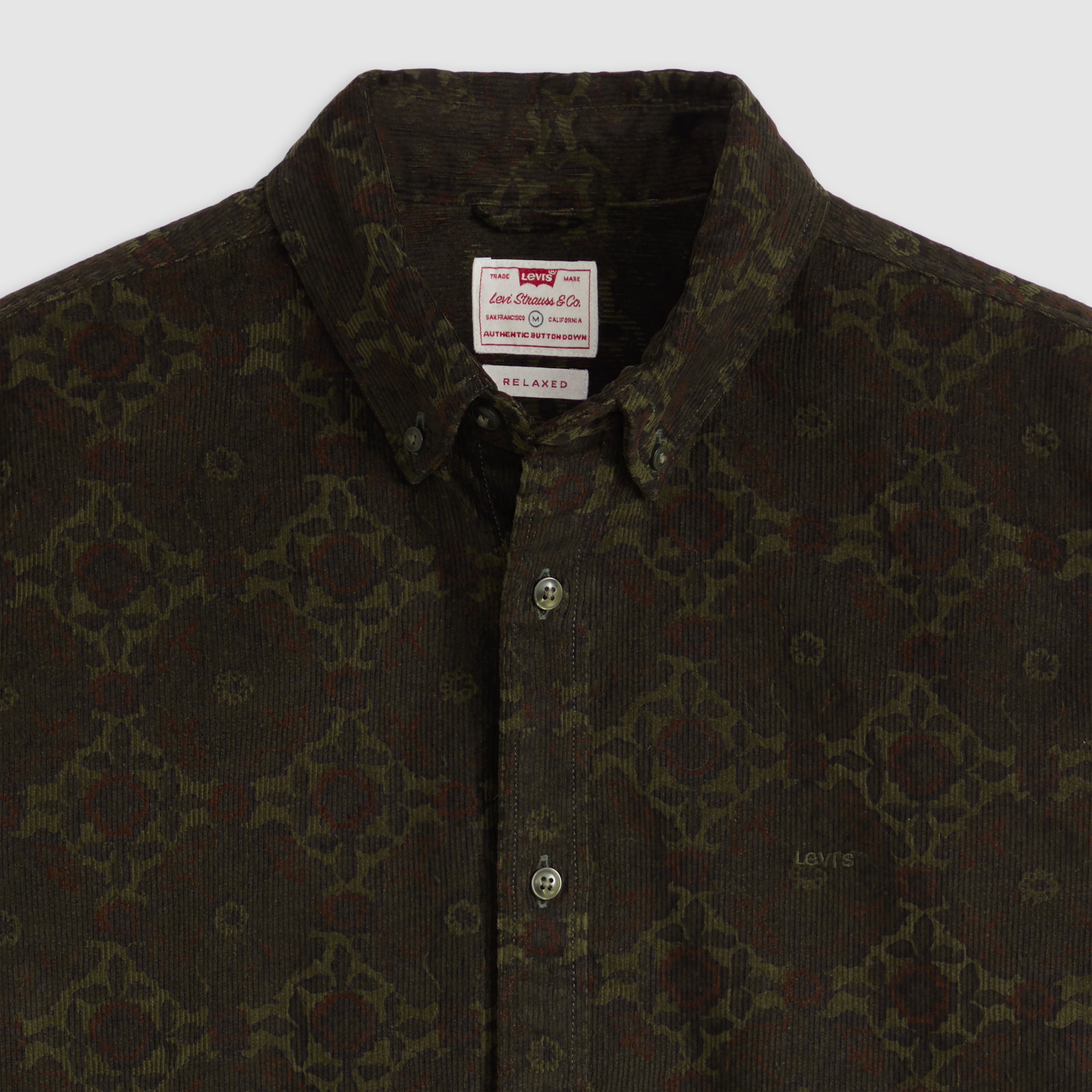 Authentic Button-Down Corduroy Shirt 6