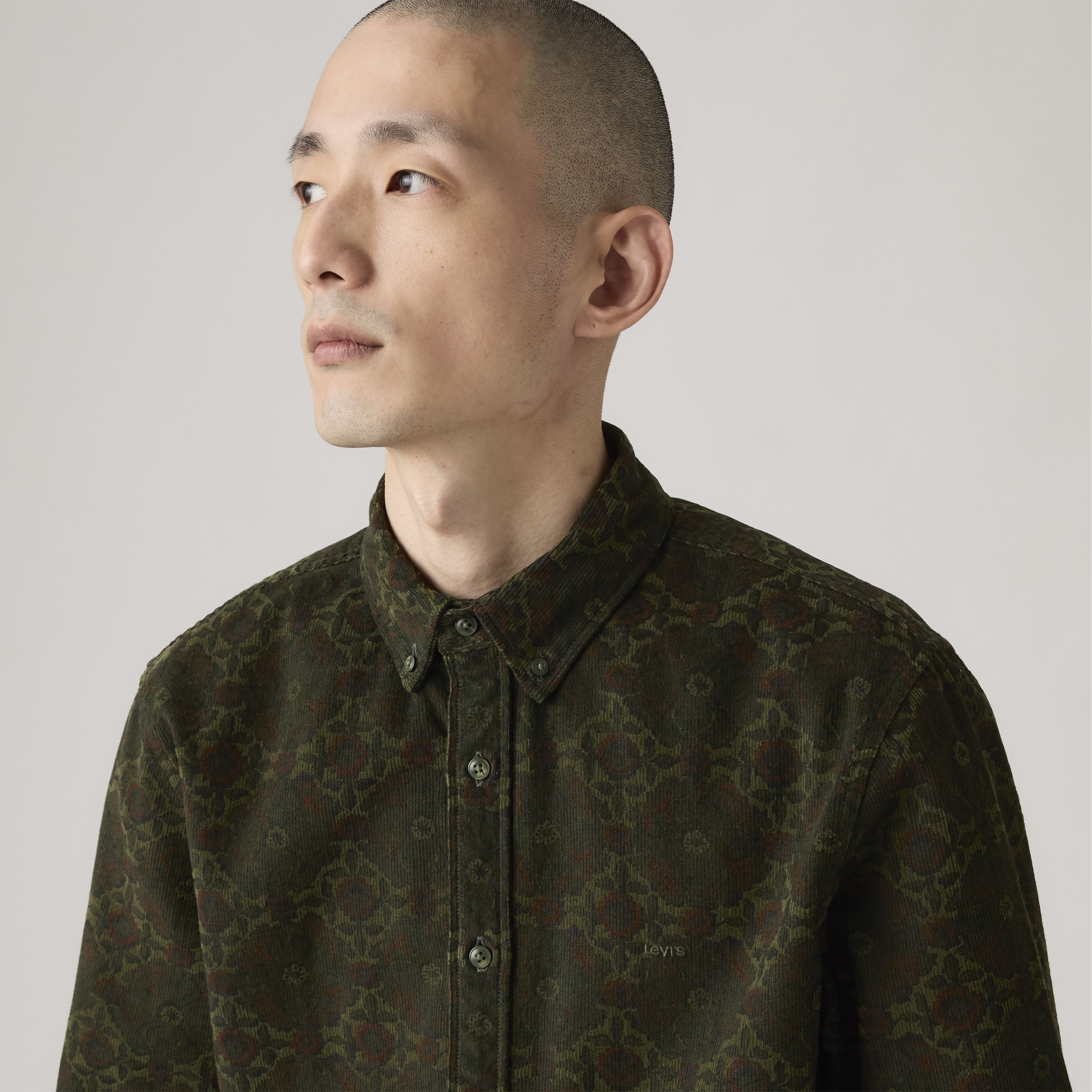 Authentic Button-Down Corduroy Shirt 4