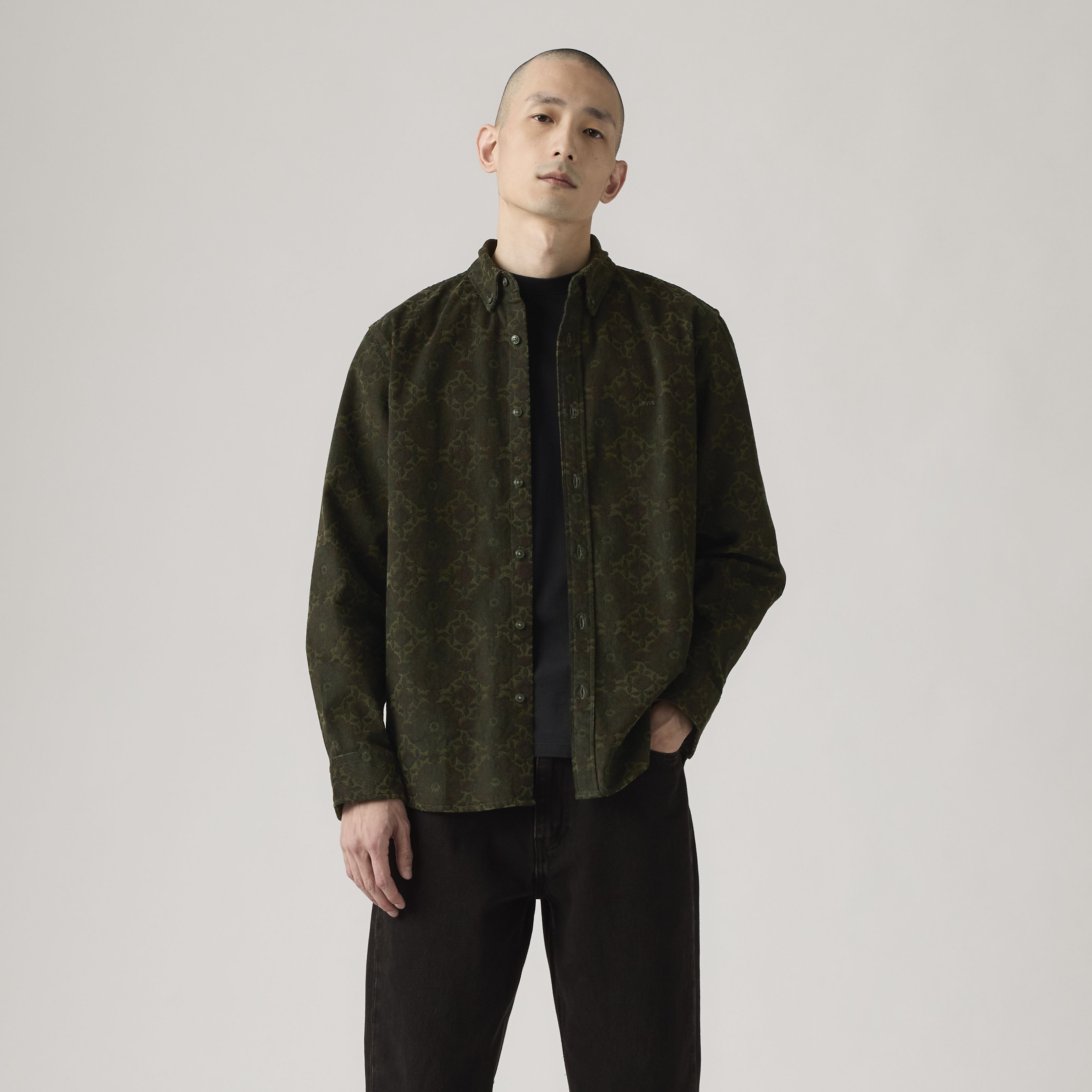 Authentic Button-Down Corduroy Shirt 2