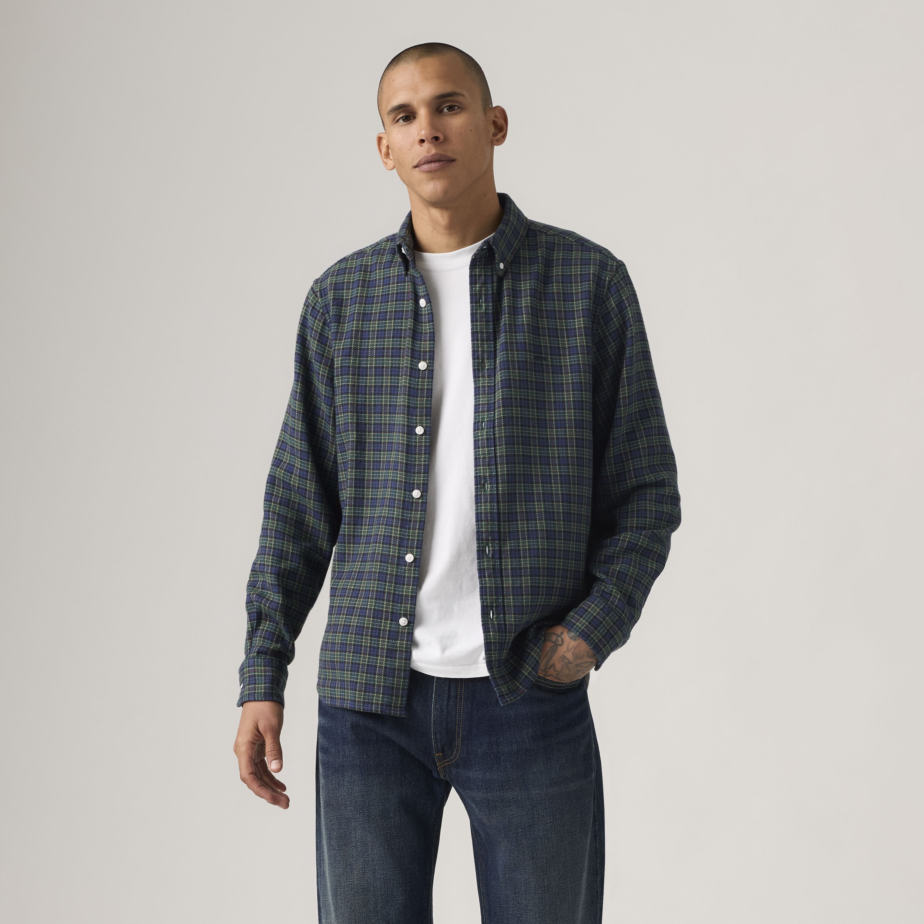 Authentic Hemd mit Knopfleiste 13