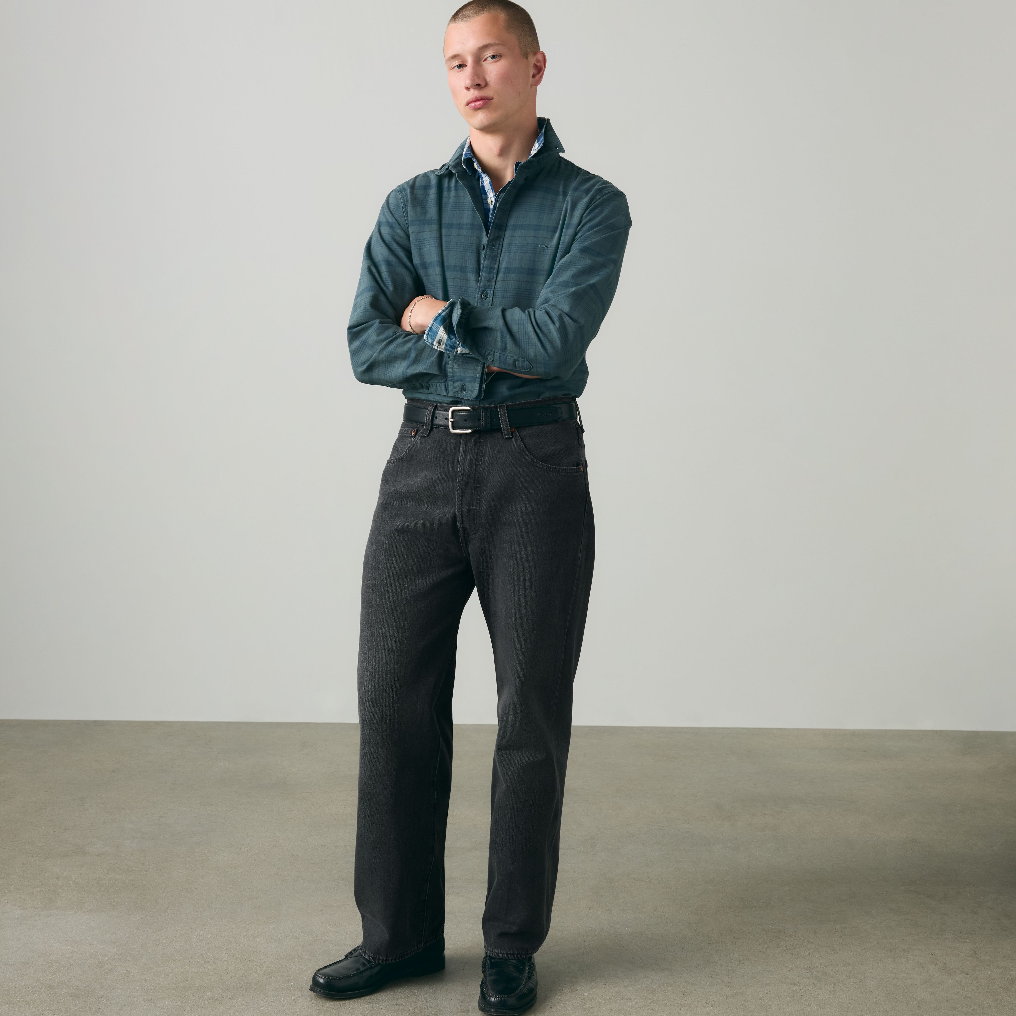 Authentic Button-Down Garment Dye Shirt 3