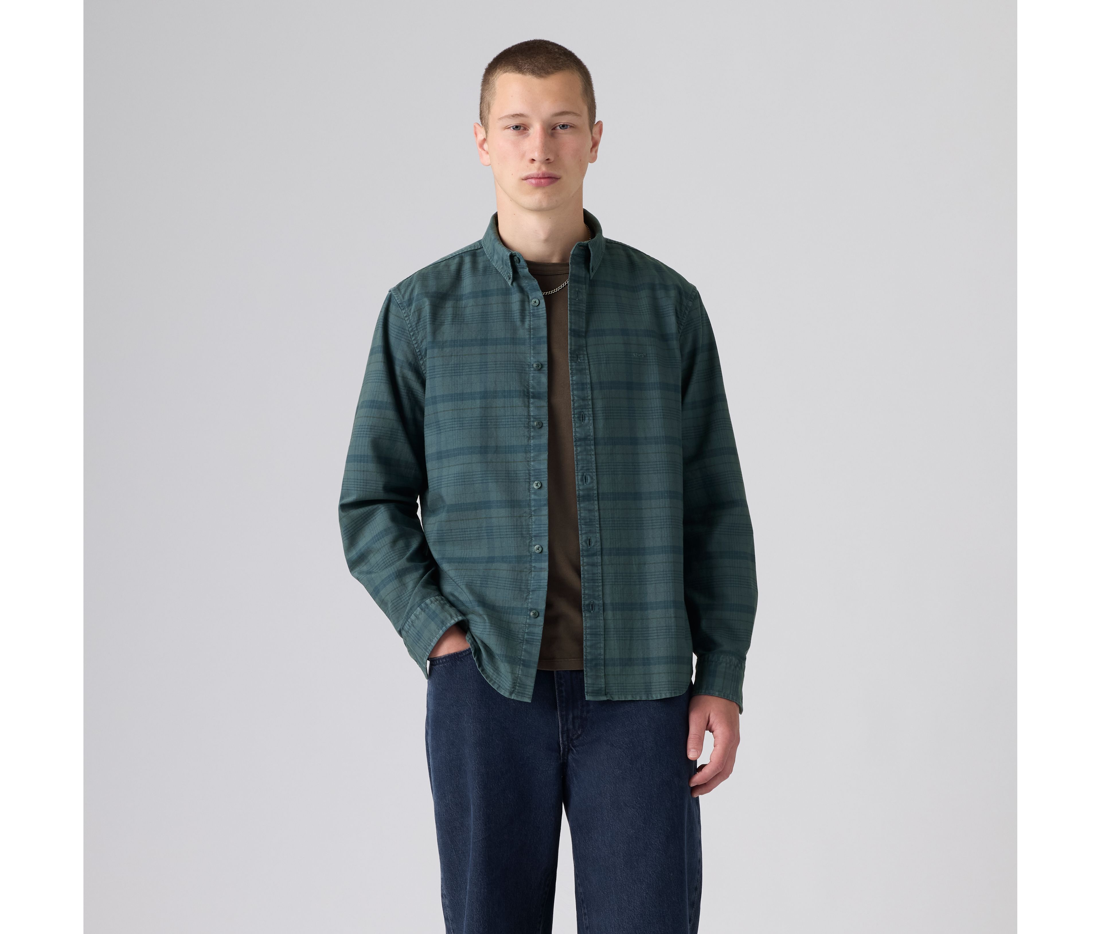 Authentic Button-Down Garment Dye Shirt