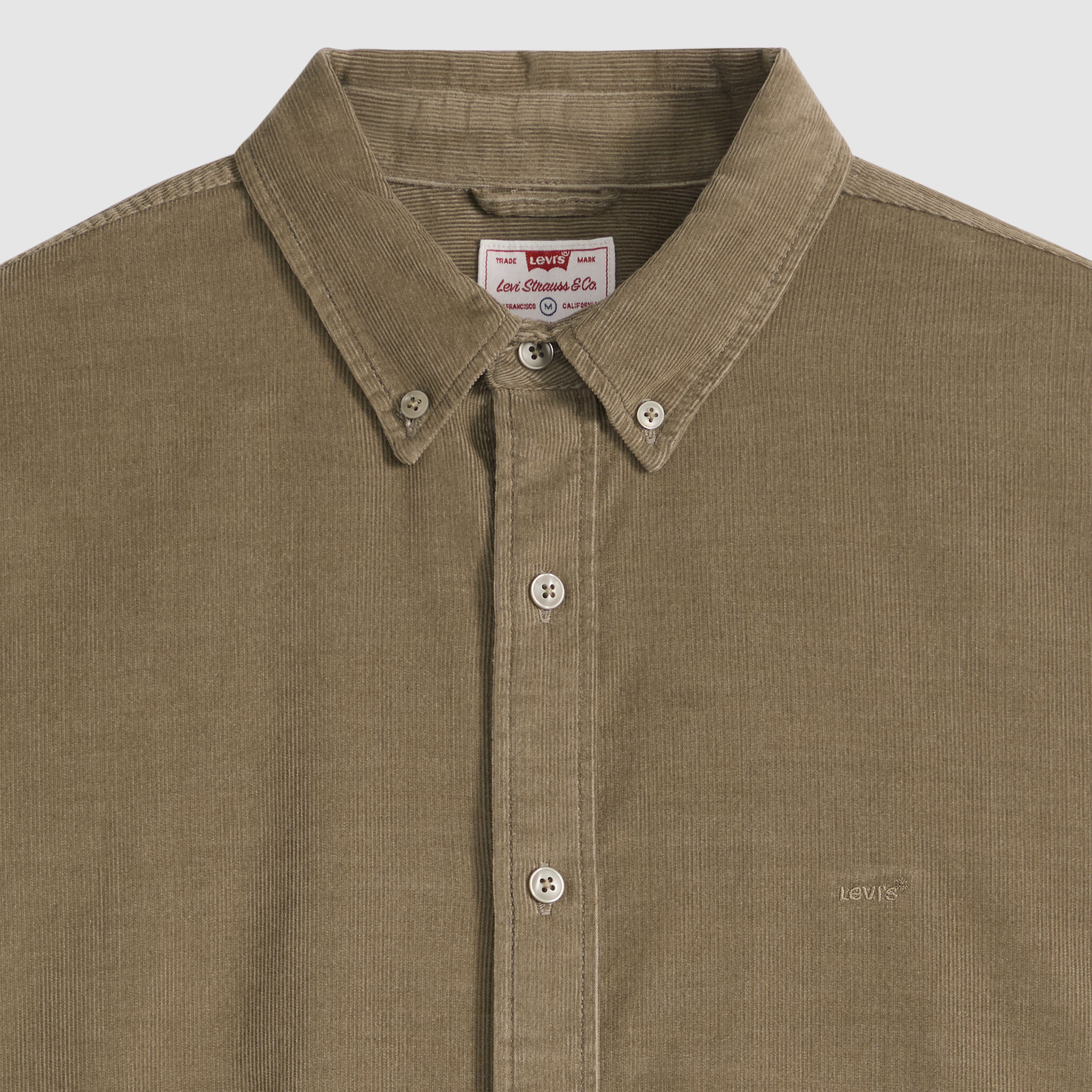 Authentic Button-Up Corduroy Shirt 6
