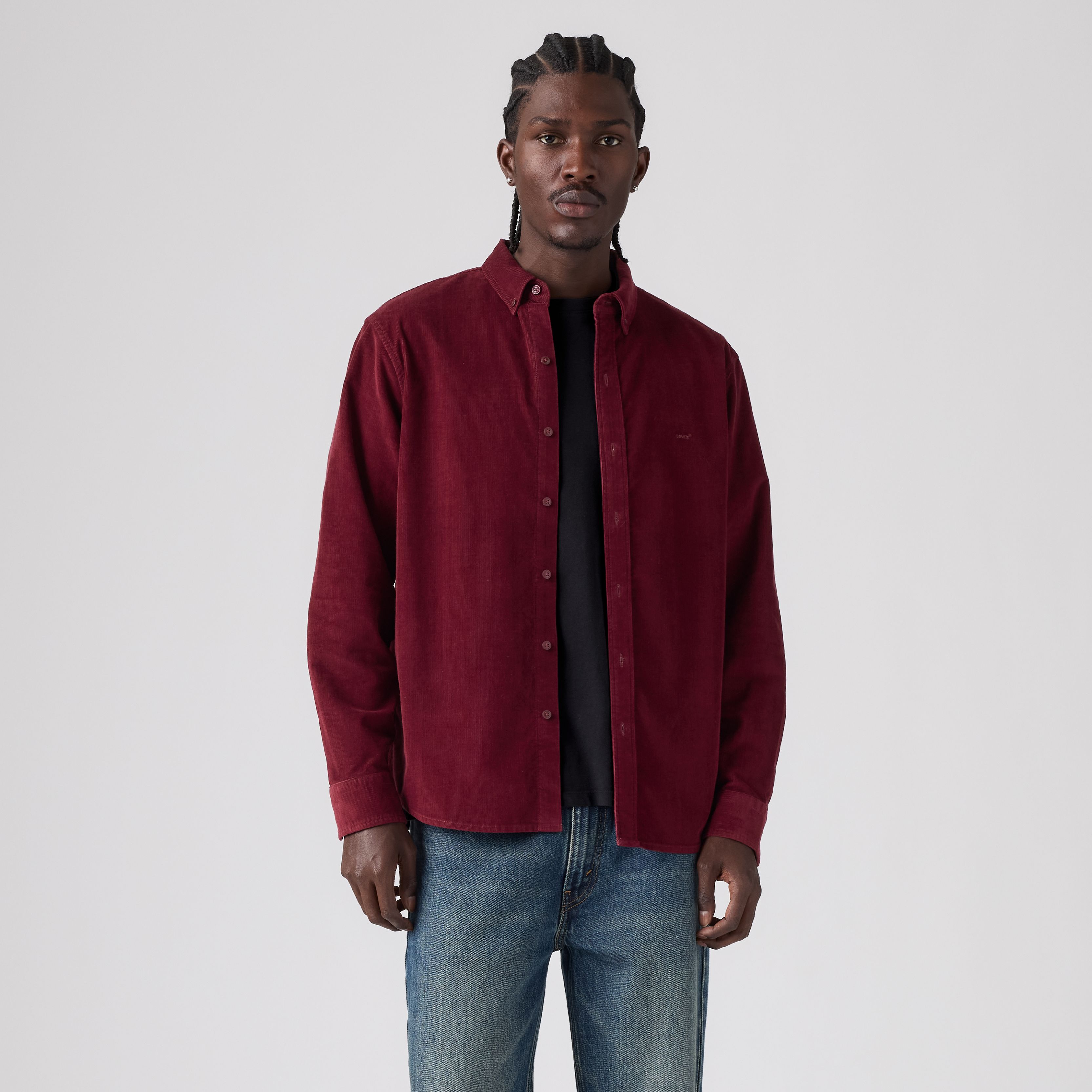 Authentic Button-Up Corduroy Shirt 3