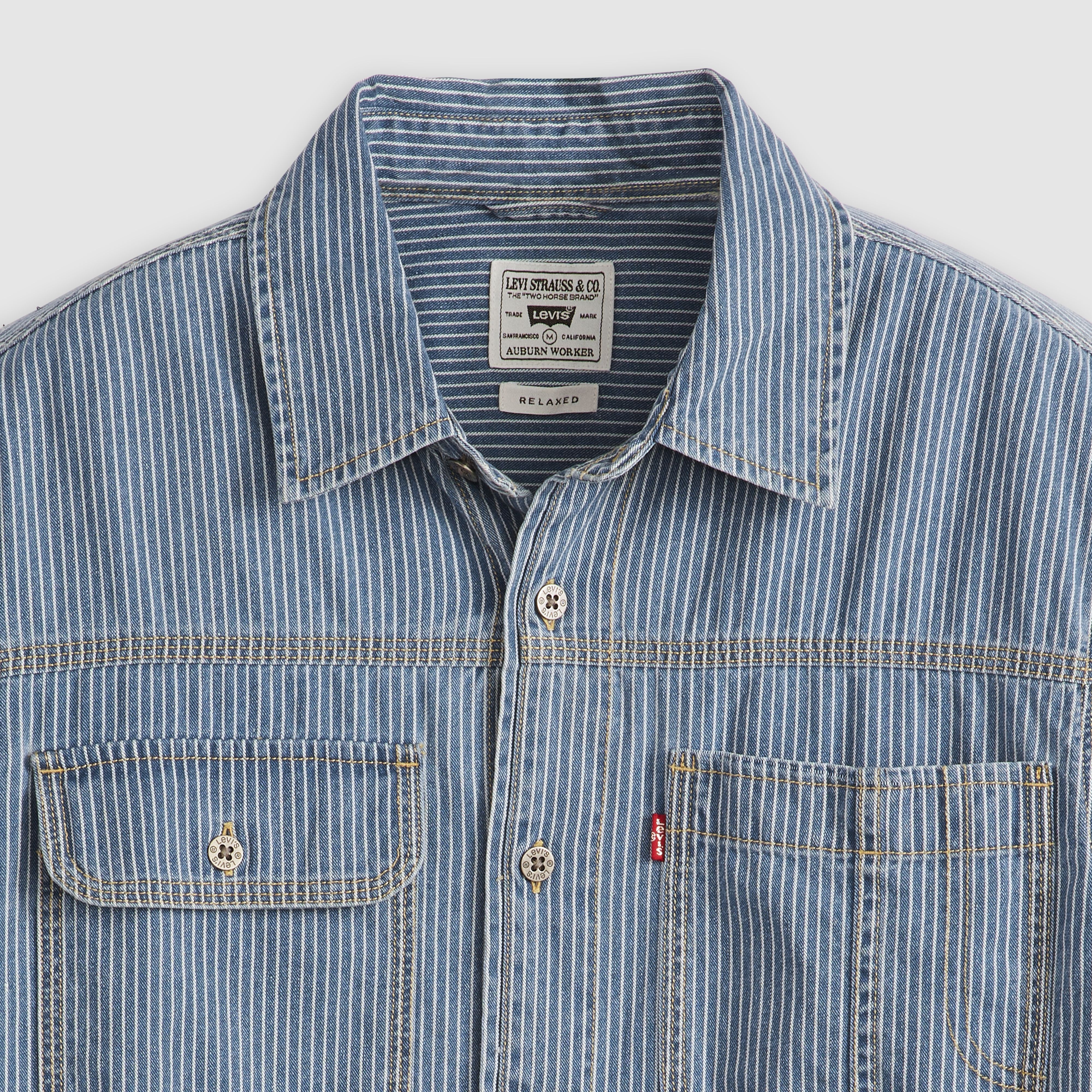 Long Sleeve Auburn Worker Shirt 6