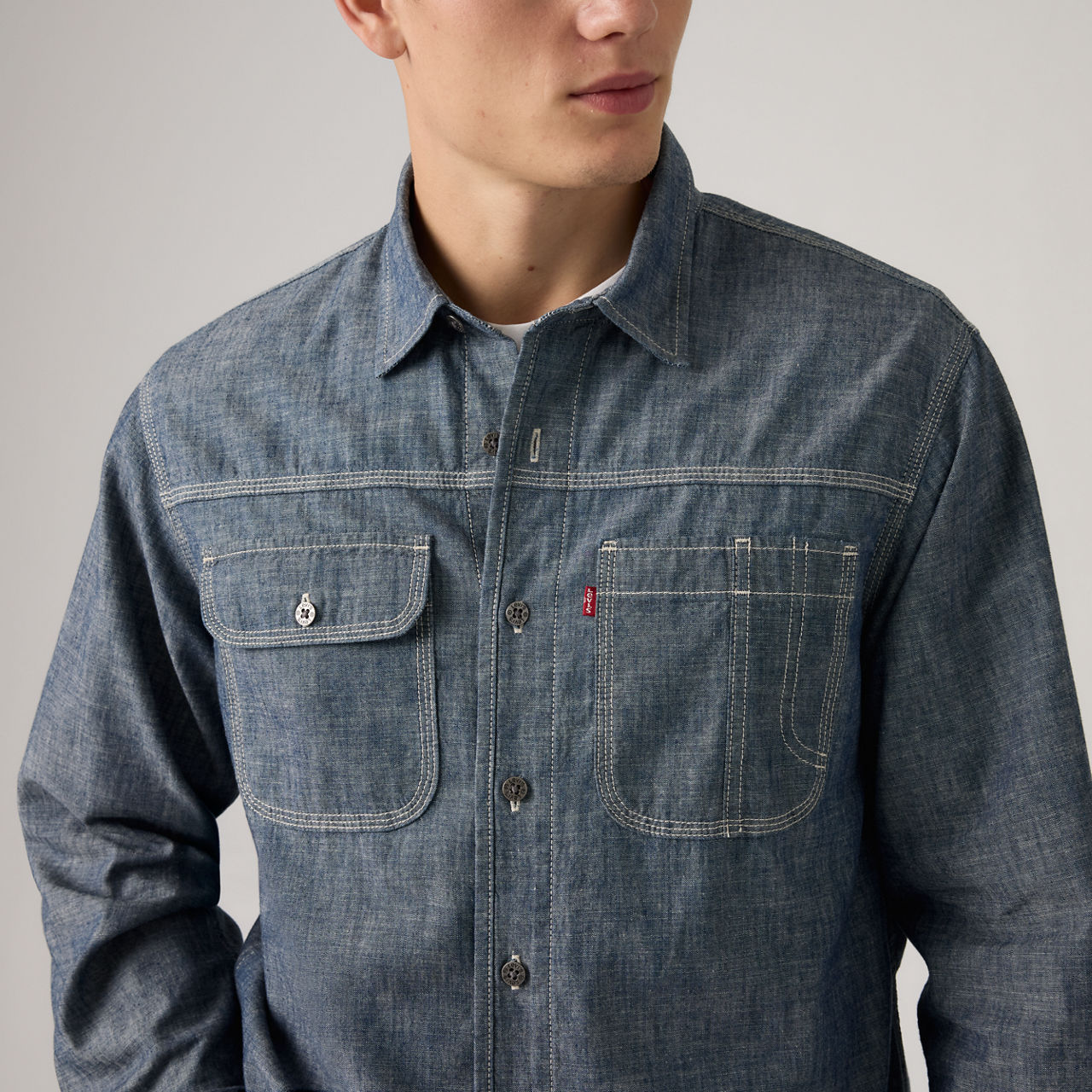 Long Sleeve Auburn Worker Shirt 2