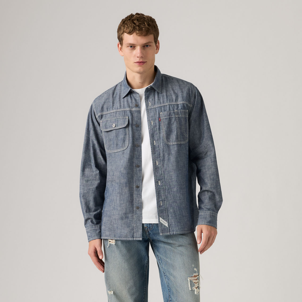 Long Sleeve Auburn Worker Shirt 2