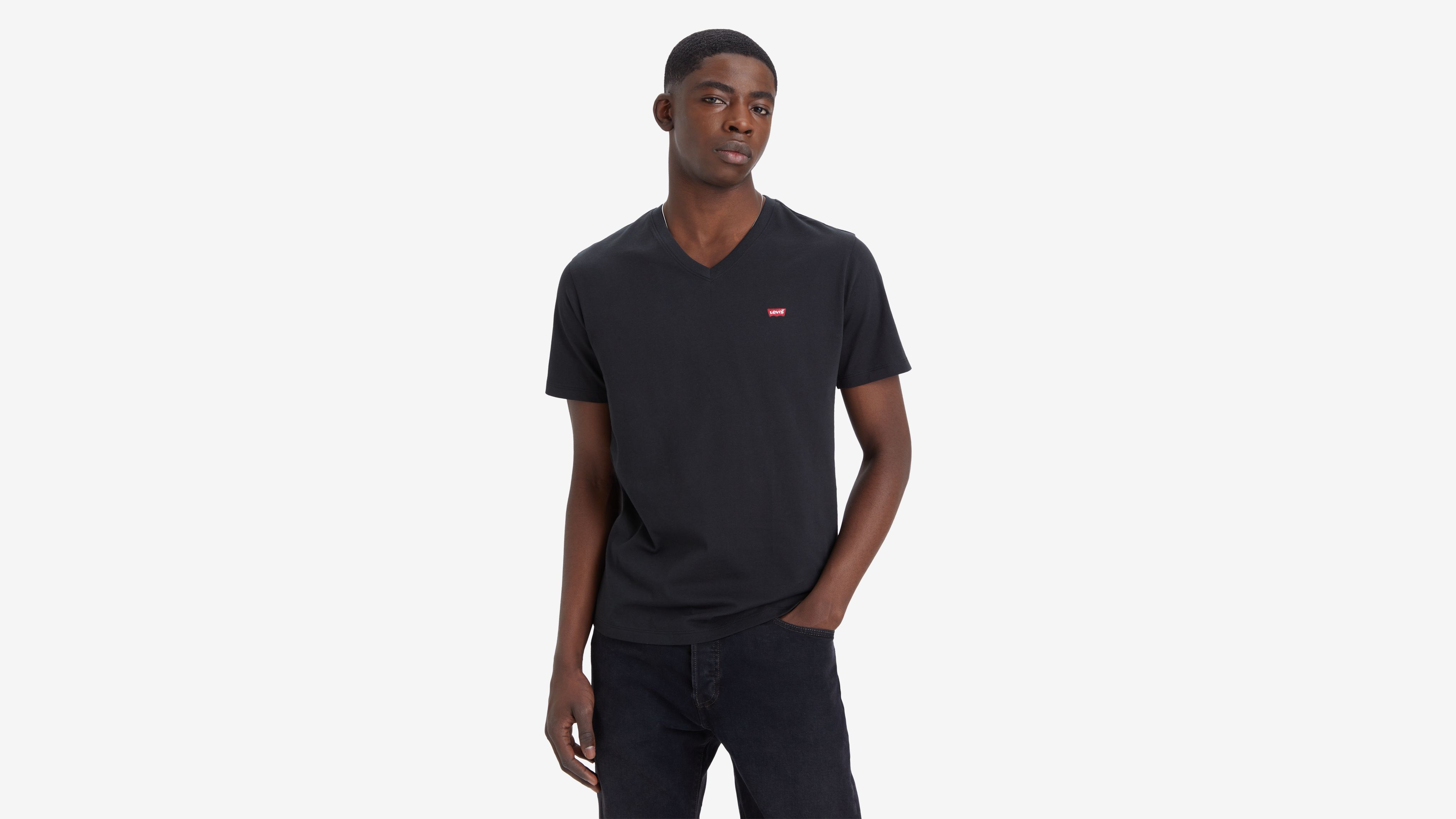 Classic Housemark V-Neck Tee 7