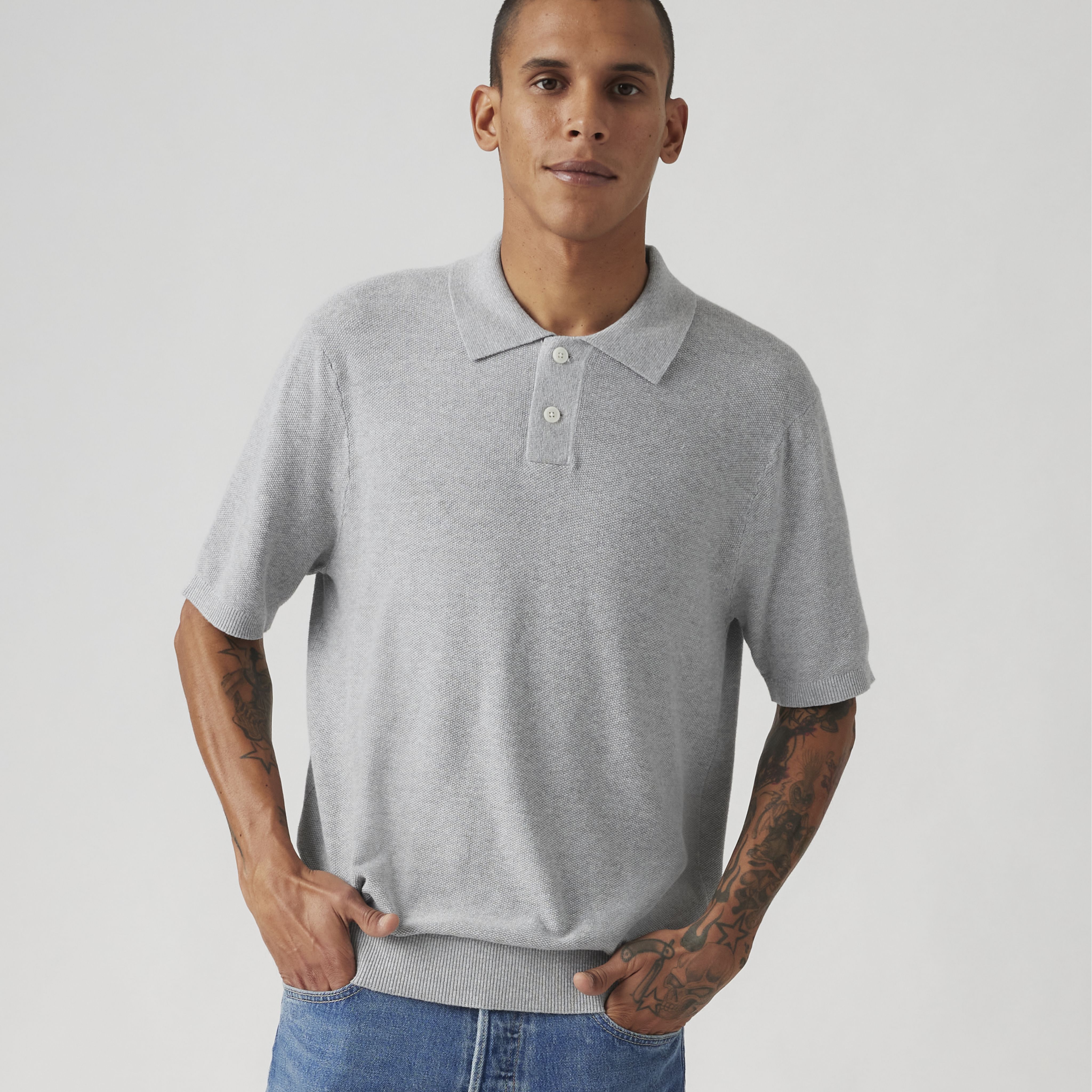 Cotton Linen Sweater Knit Polo Shirt - Multi-color | Levi's® US