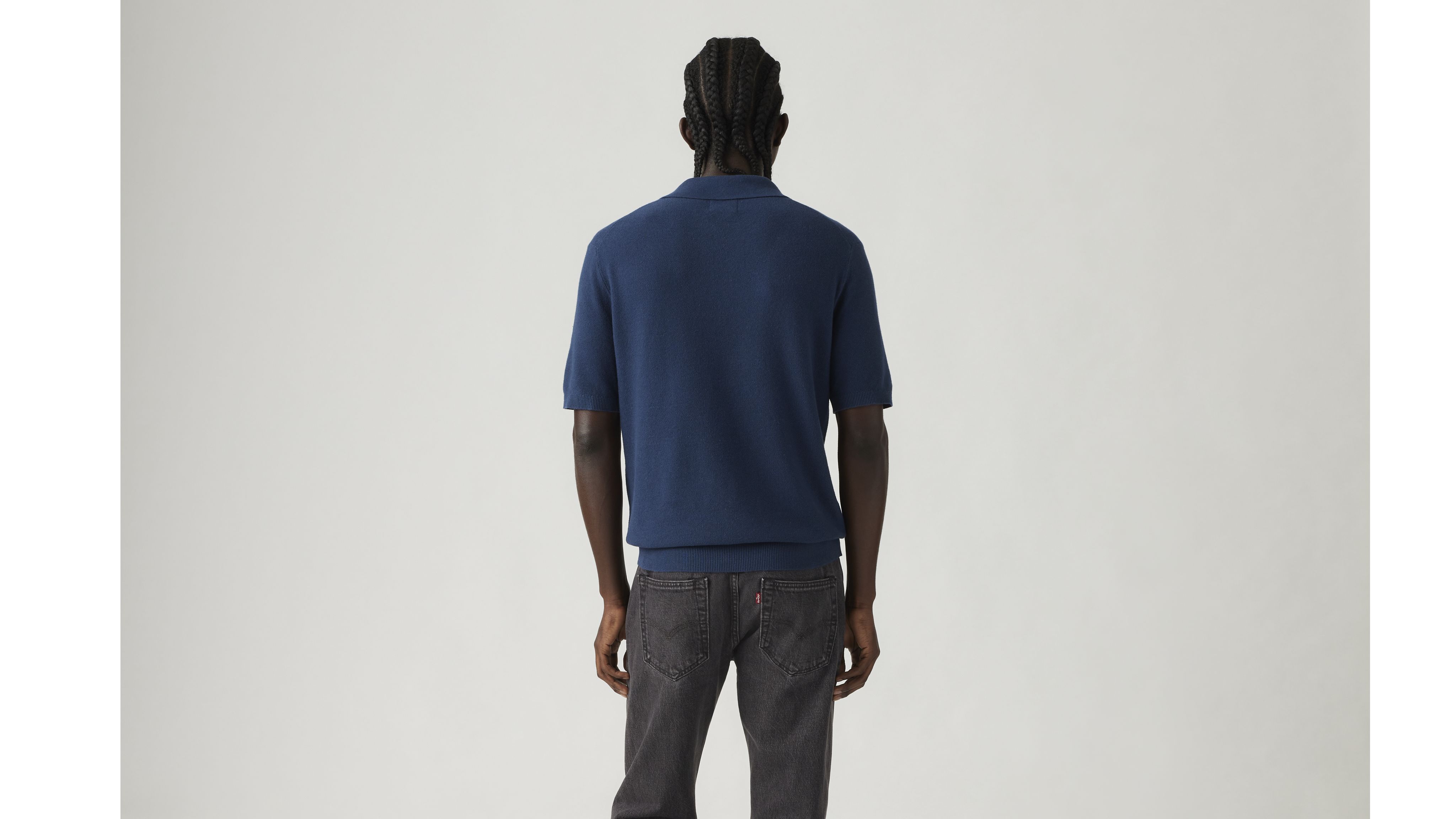 Sweater Cotton Linen Knit Polo 3