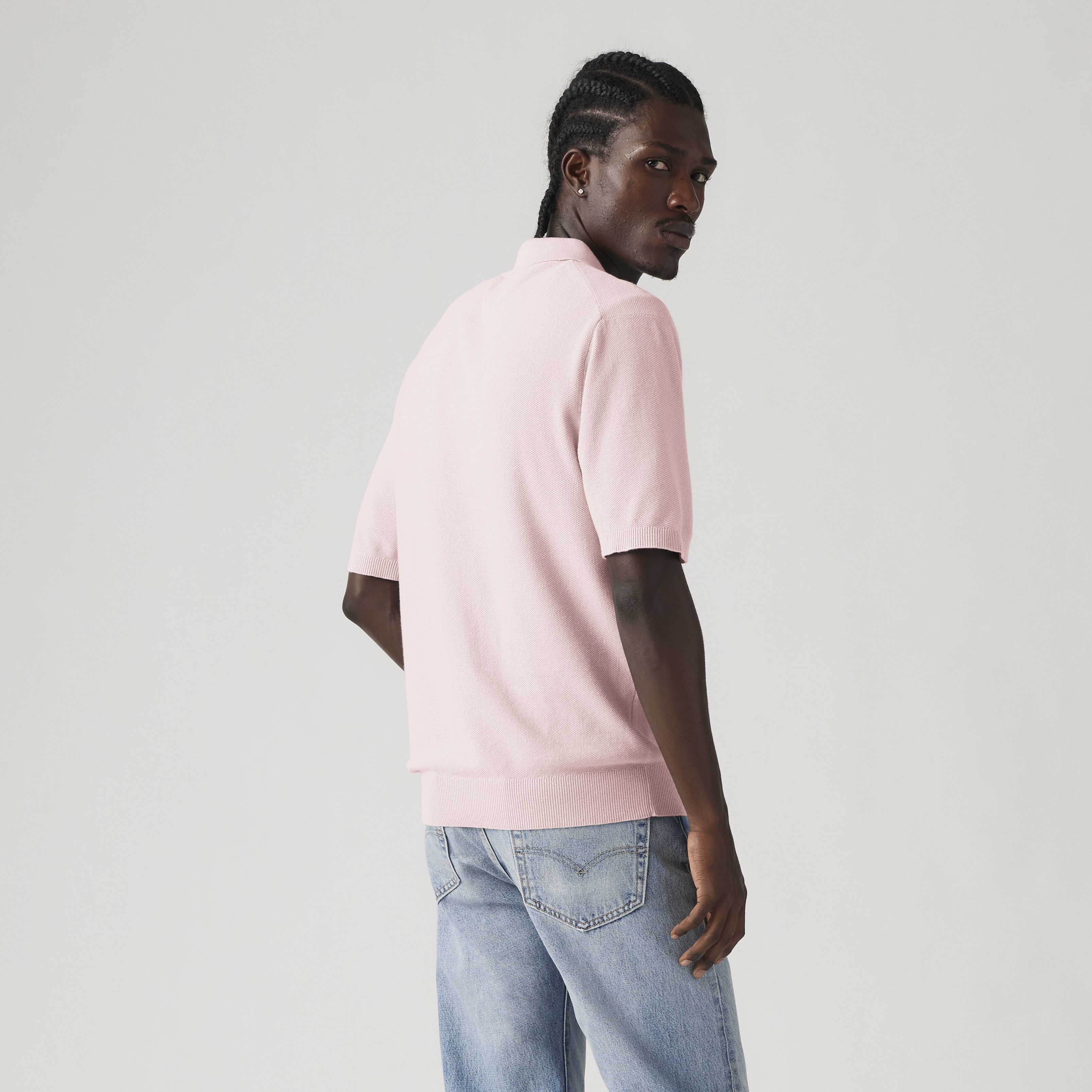 Pull col polo maille Lightweight 4