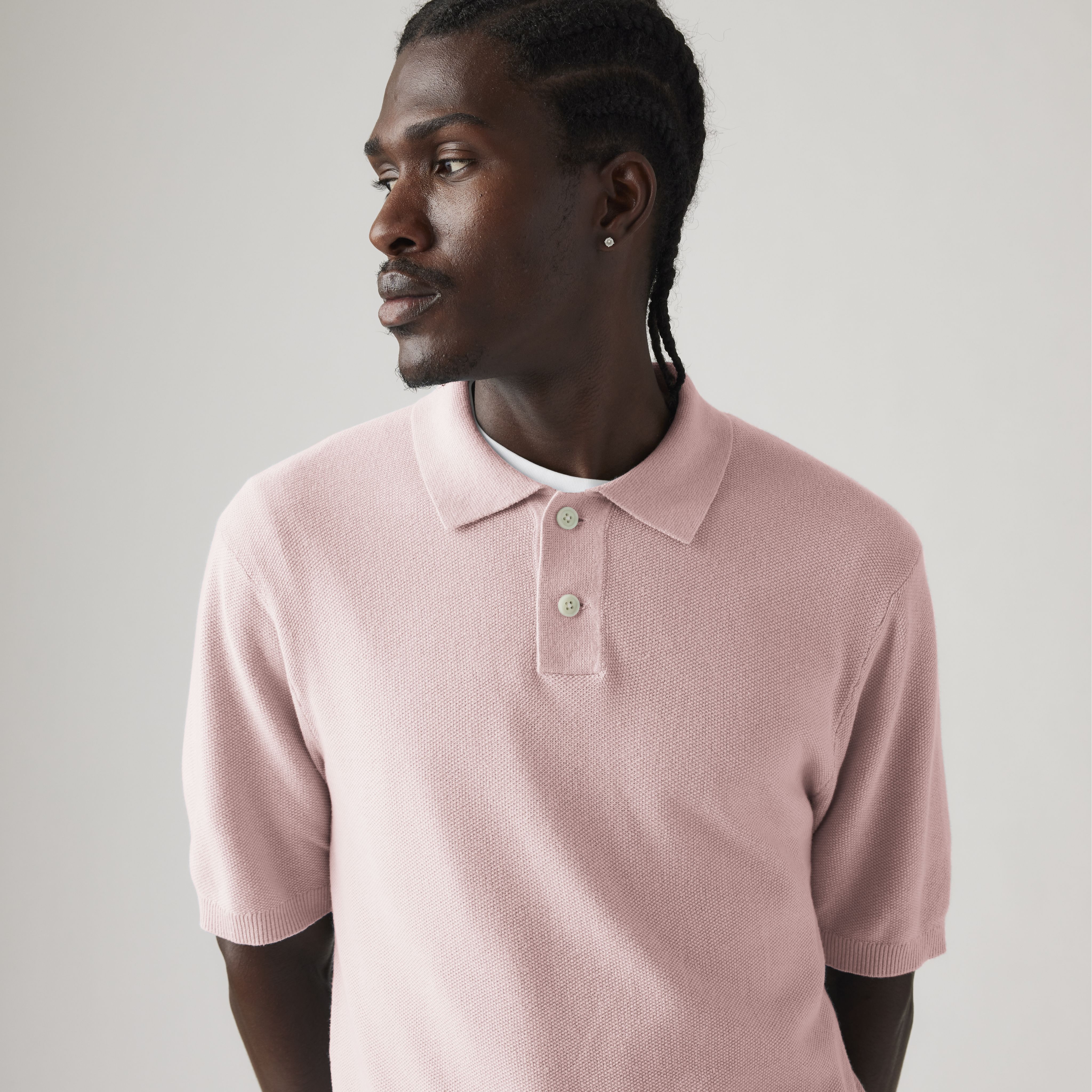 Pull col polo maille Lightweight 2
