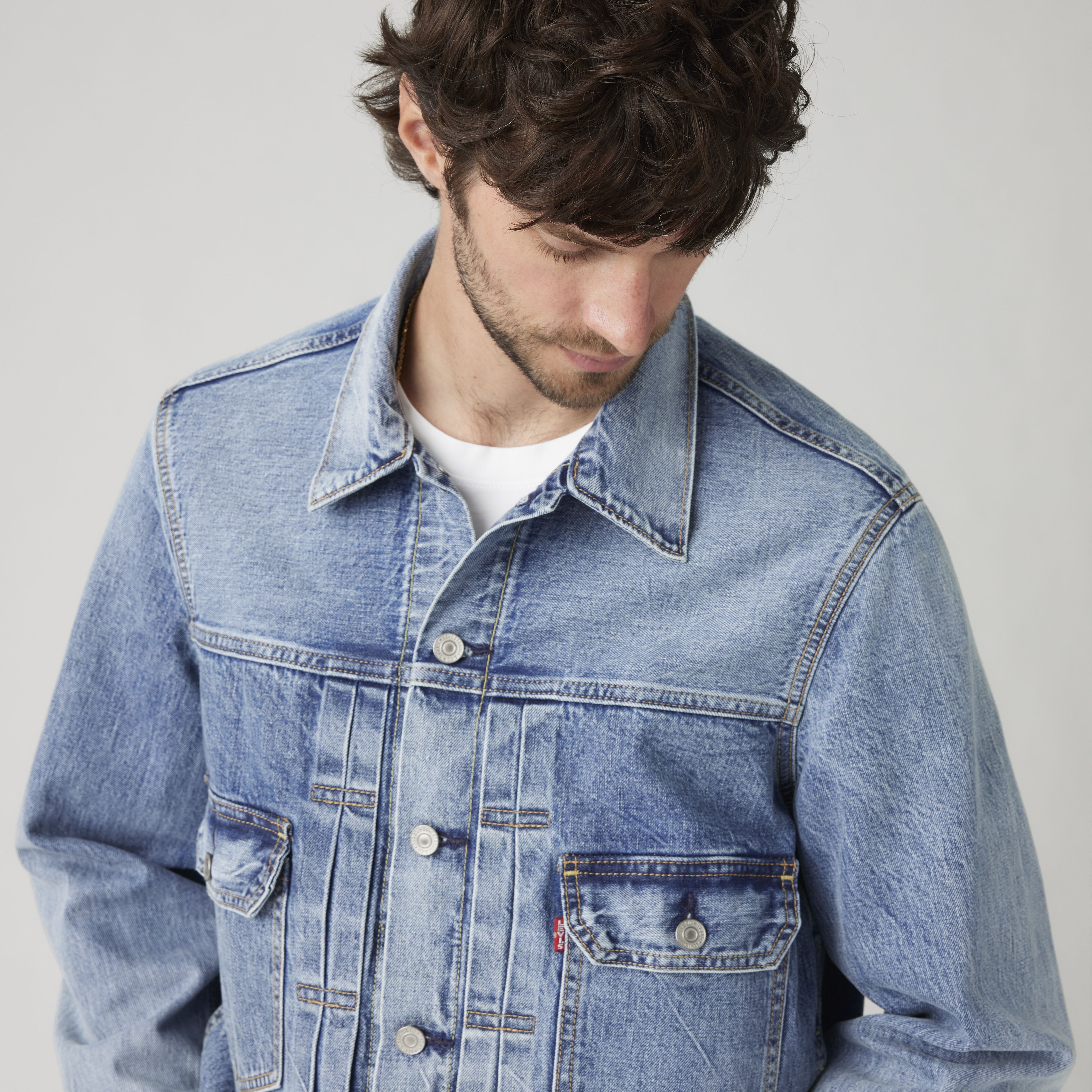 Type Ii Selvedge Trucker Jacket - Medium Wash | Levi's® US