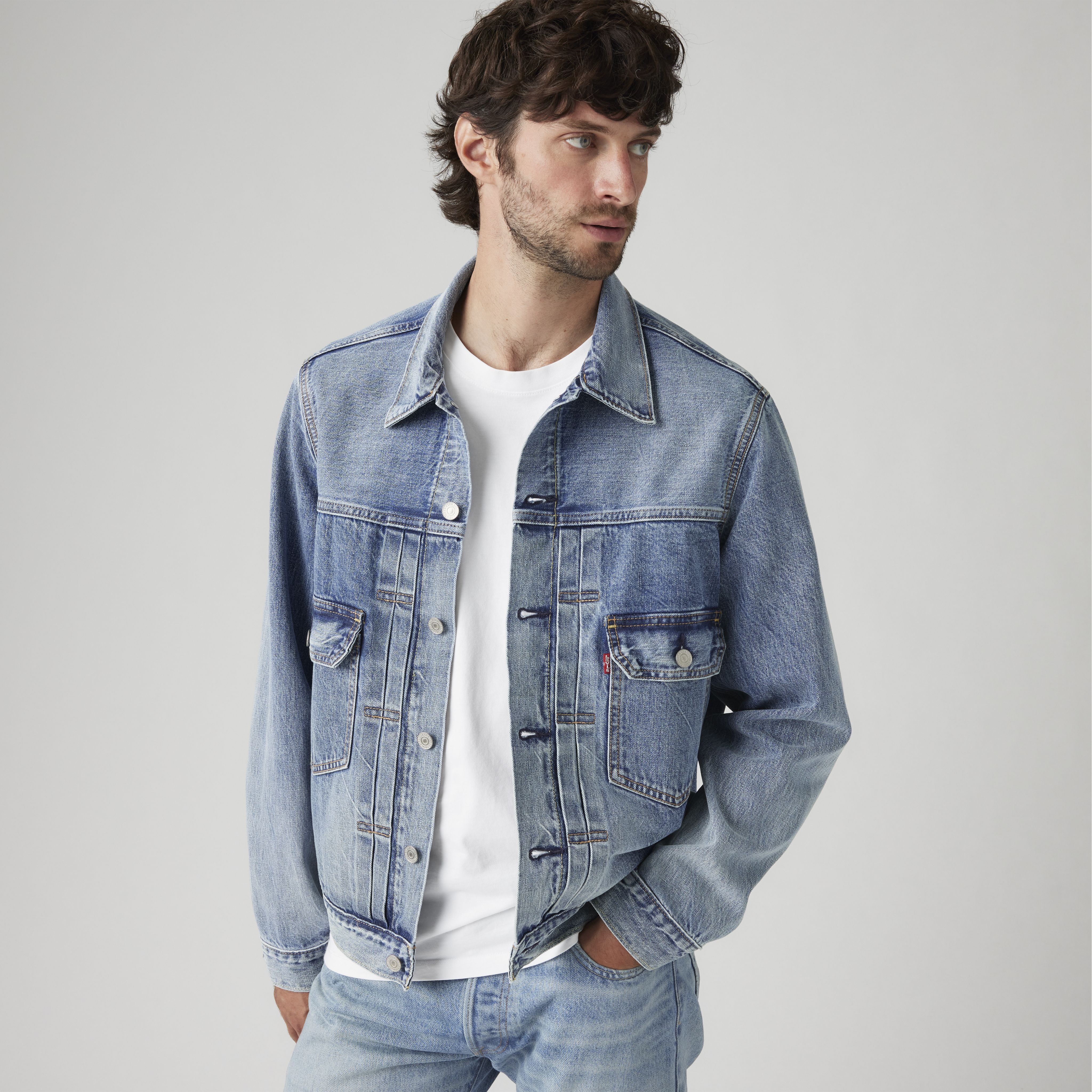 Type Ii Selvedge Trucker Jacket - Medium Wash | Levi's® US