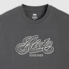Levi's® Pride Cropped Muscle Tank — Ride Together - Black 7