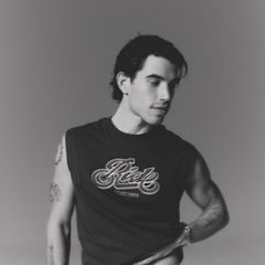 Levi's® Pride Cropped Muscle Tank — Ride Together - Black 1