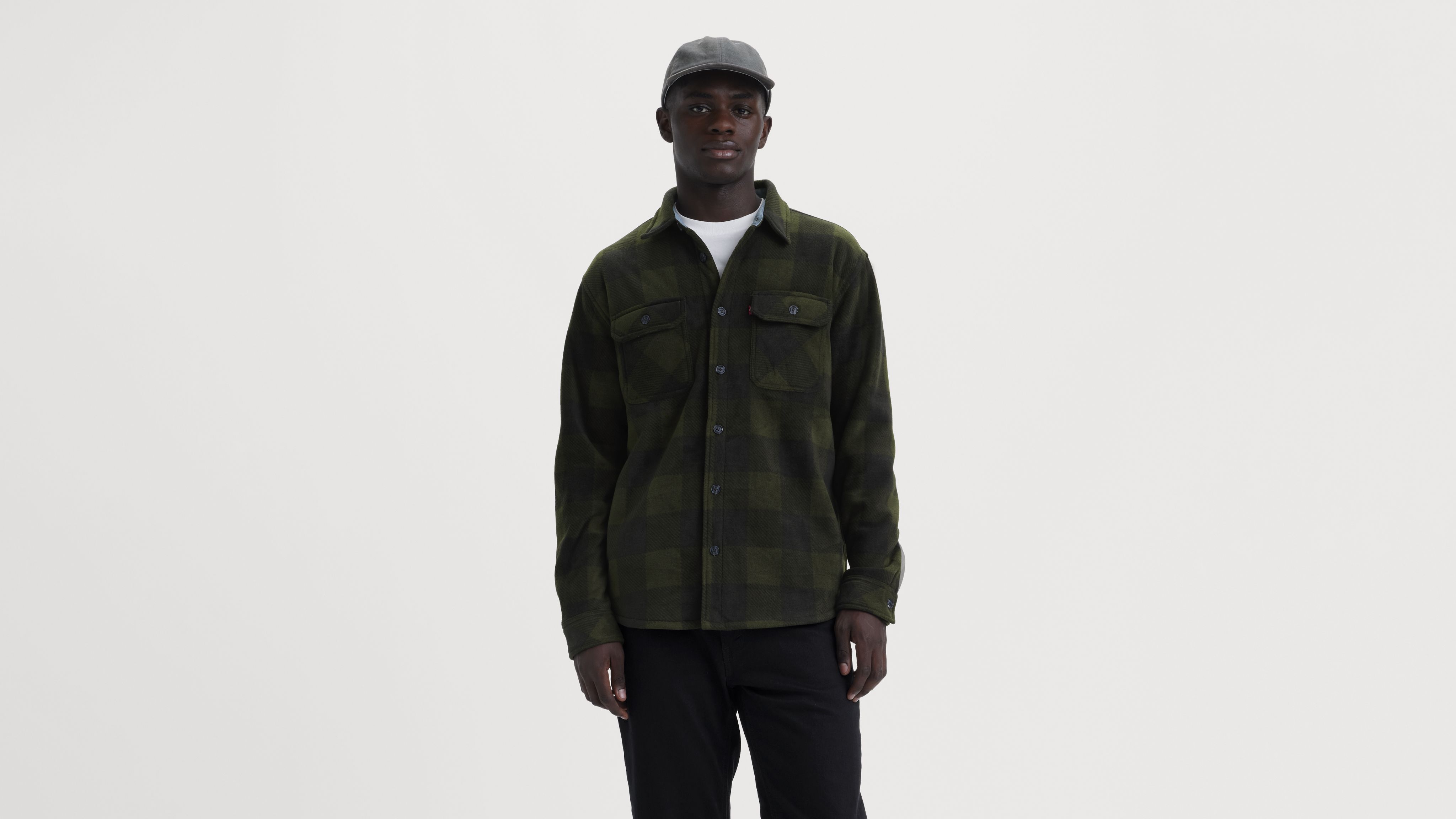 Microfleece Bonded Sherpa Shirt 1