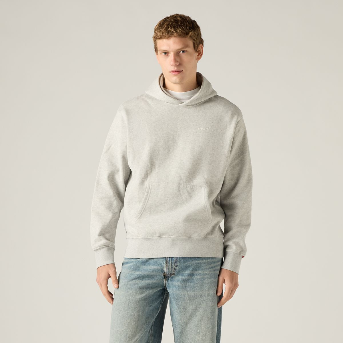 Authentic Hoodie — Light Grey Heather - Grey
