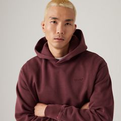 Authentic Hoodie Garment Dye Sweatshirt — Garment Dye Tawny Port - Red 4