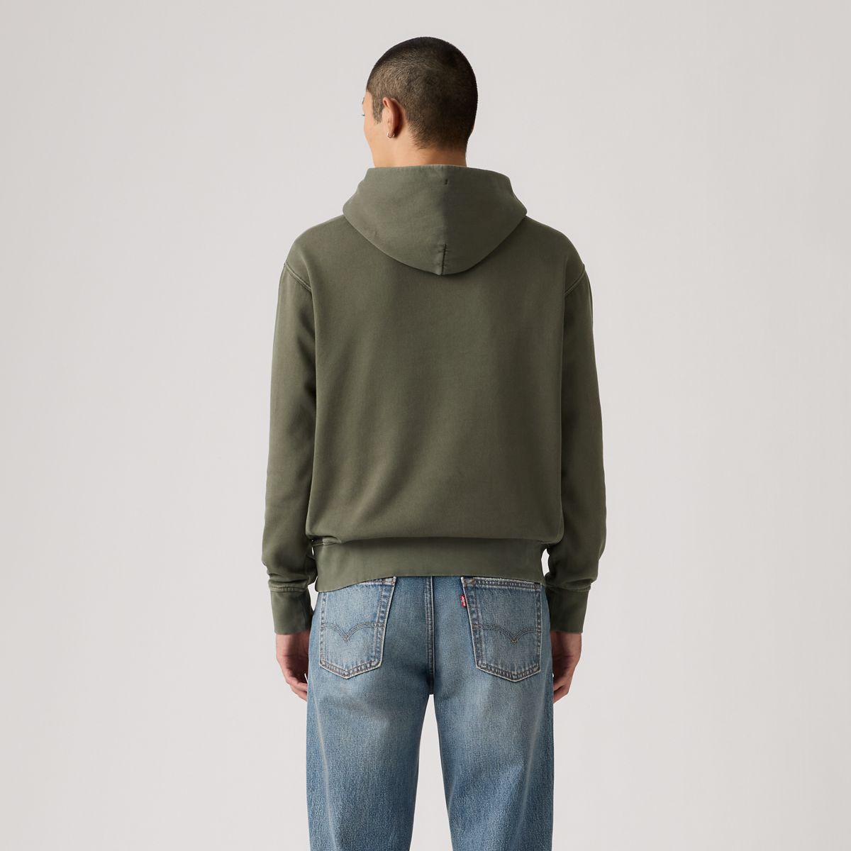 Authentic Hoodie Garment Dye Sweatshirt — Garment Dye Kambaba - Green