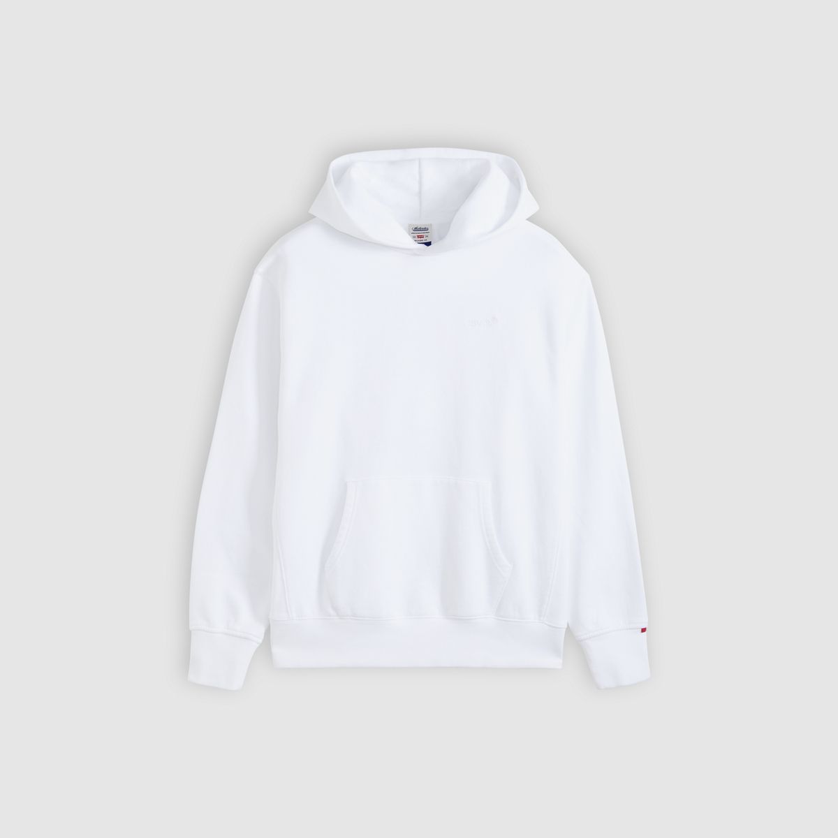 Authentic Hoodie — Bright White - White