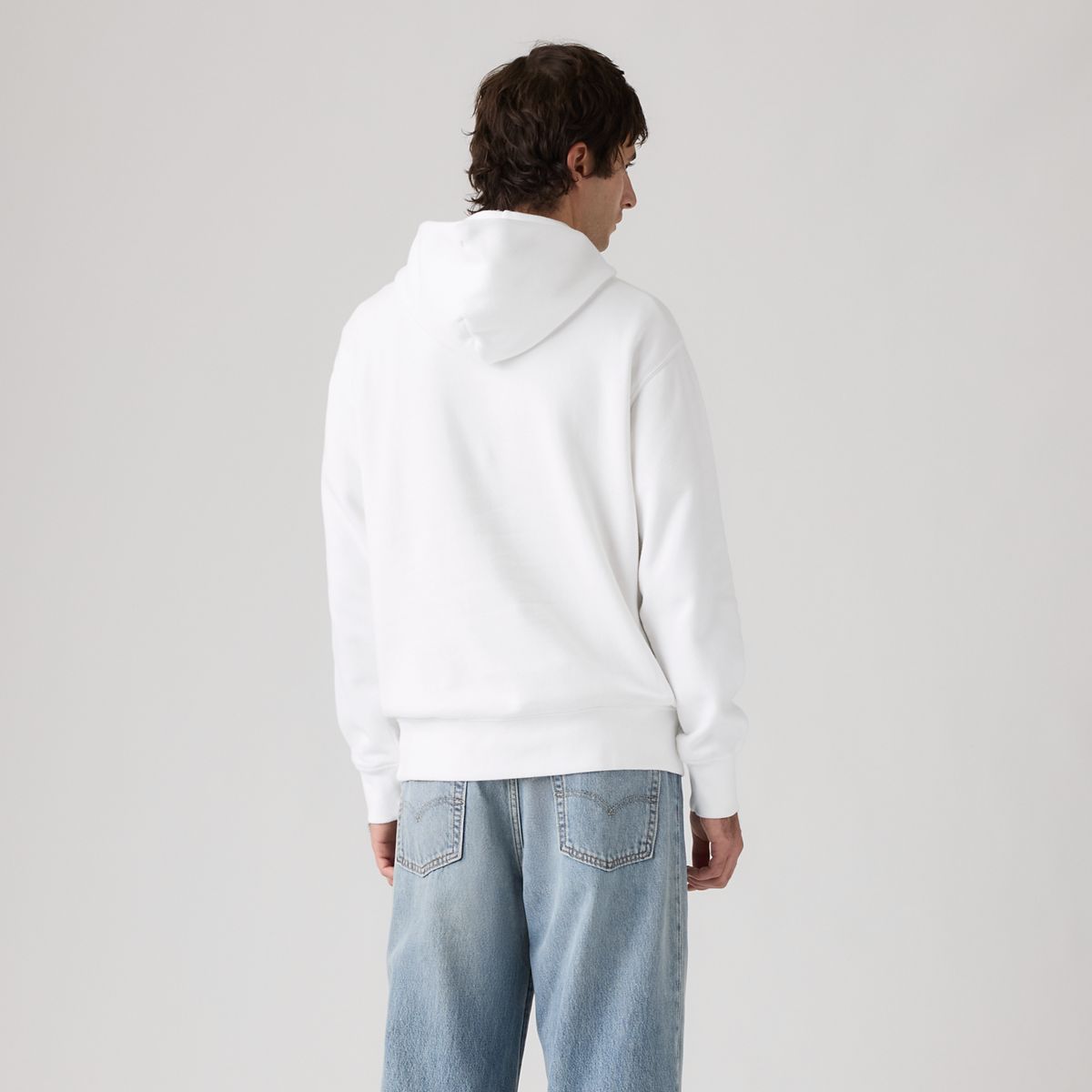 Authentic Hoodie — Bright White - White